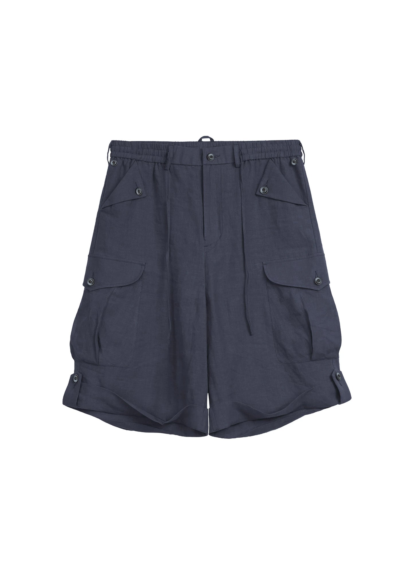 Linen Cargo Shorts