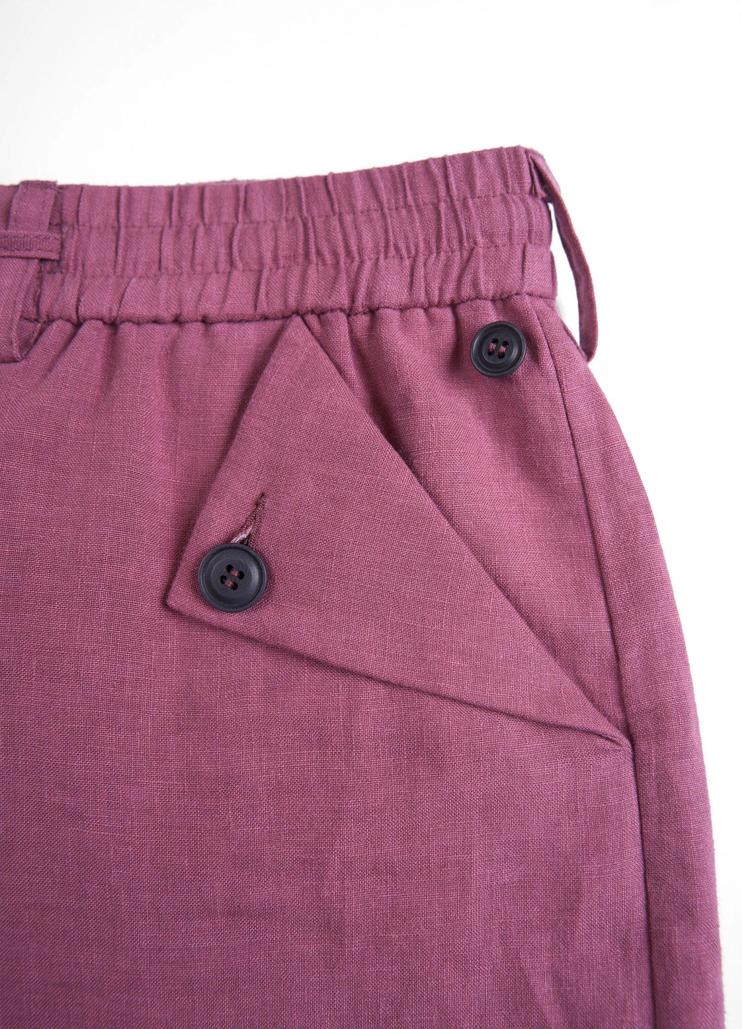 Linen Cargo Shorts