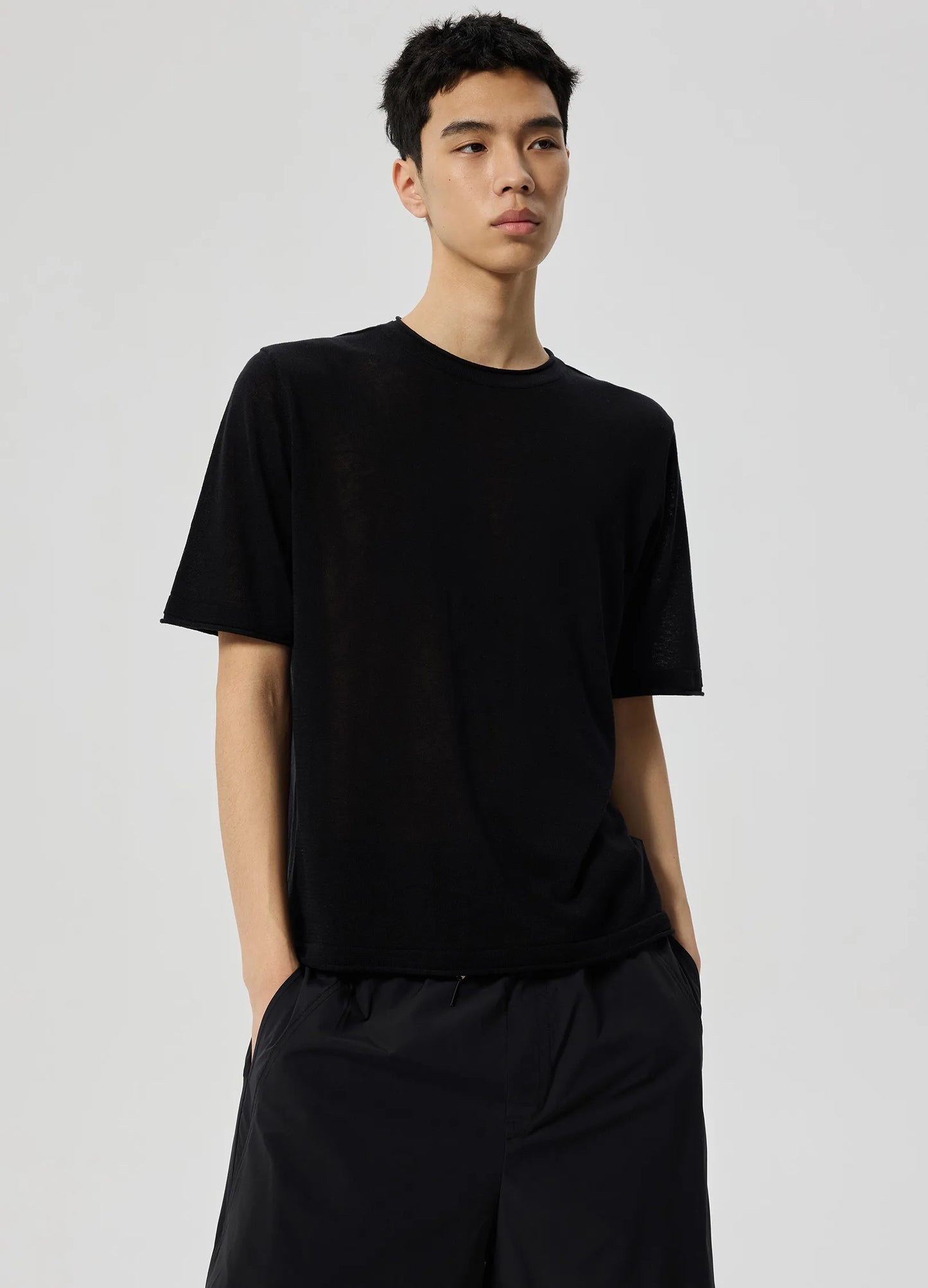 Linen Crew Shirt