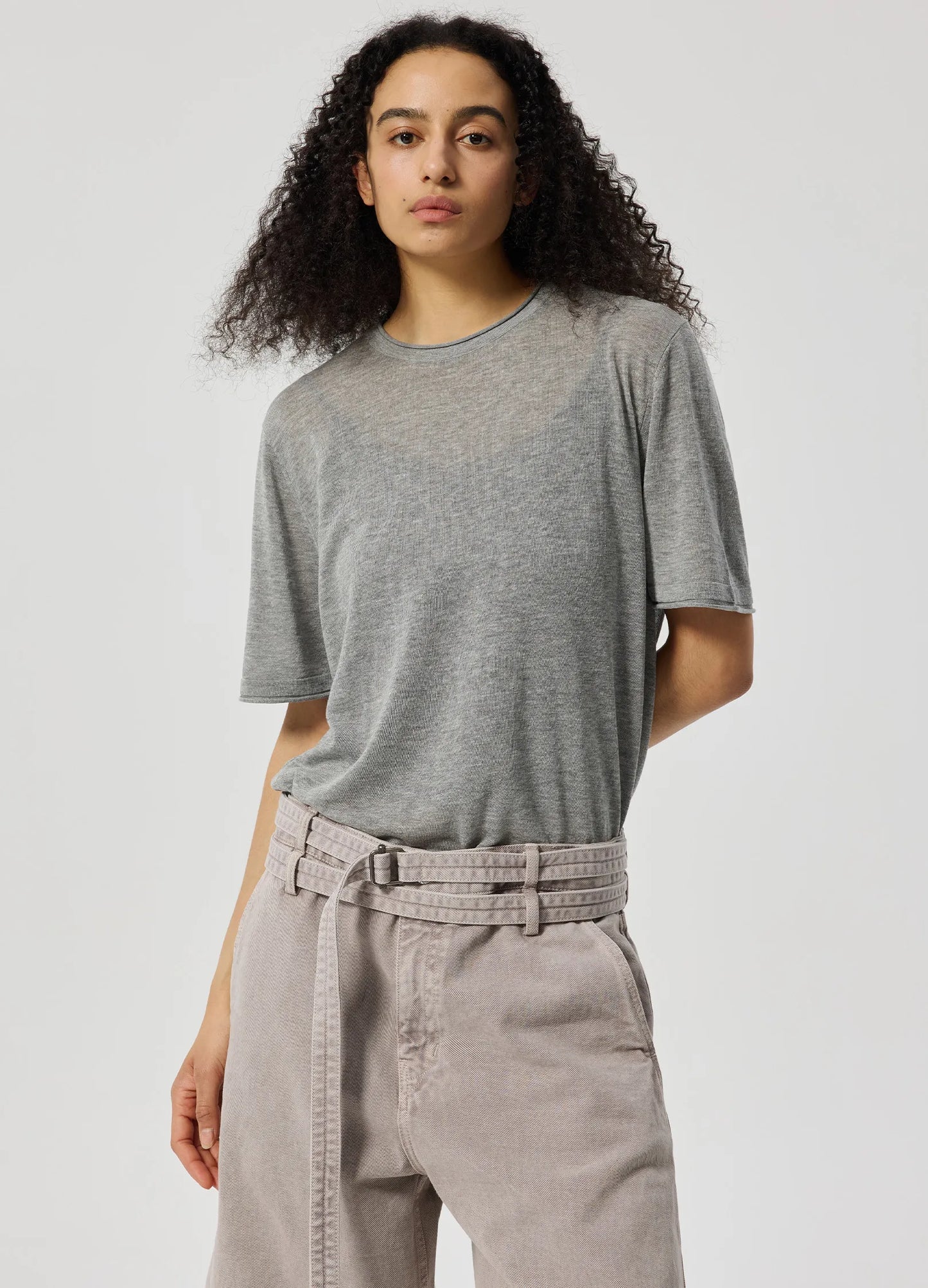 Linen Crew Shirt