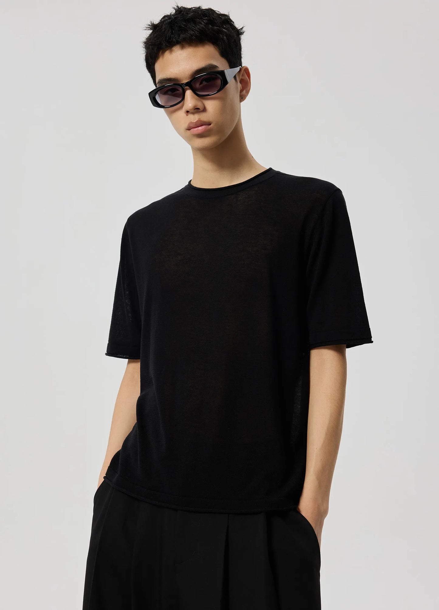Linen Crew Shirt
