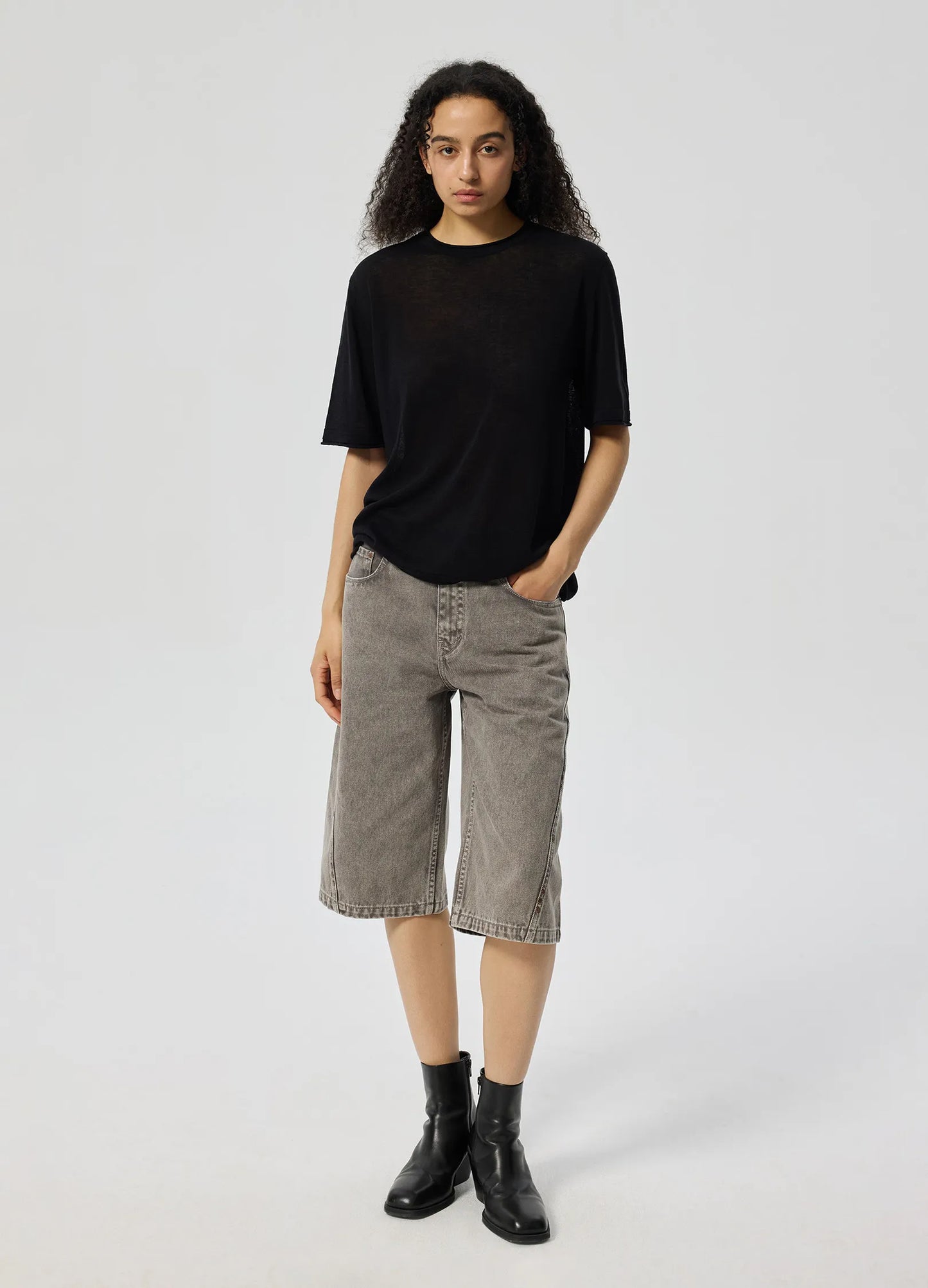 Linen Crew Shirt