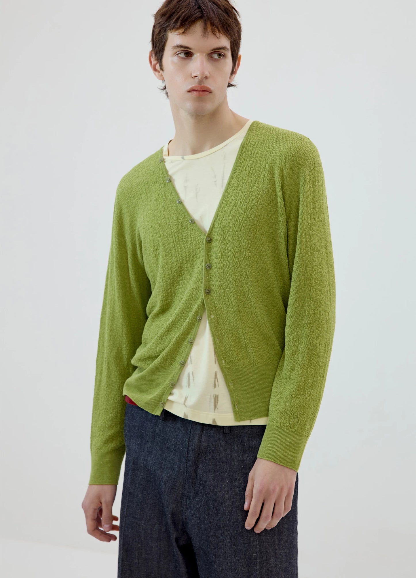 Linen Knit Cardigan