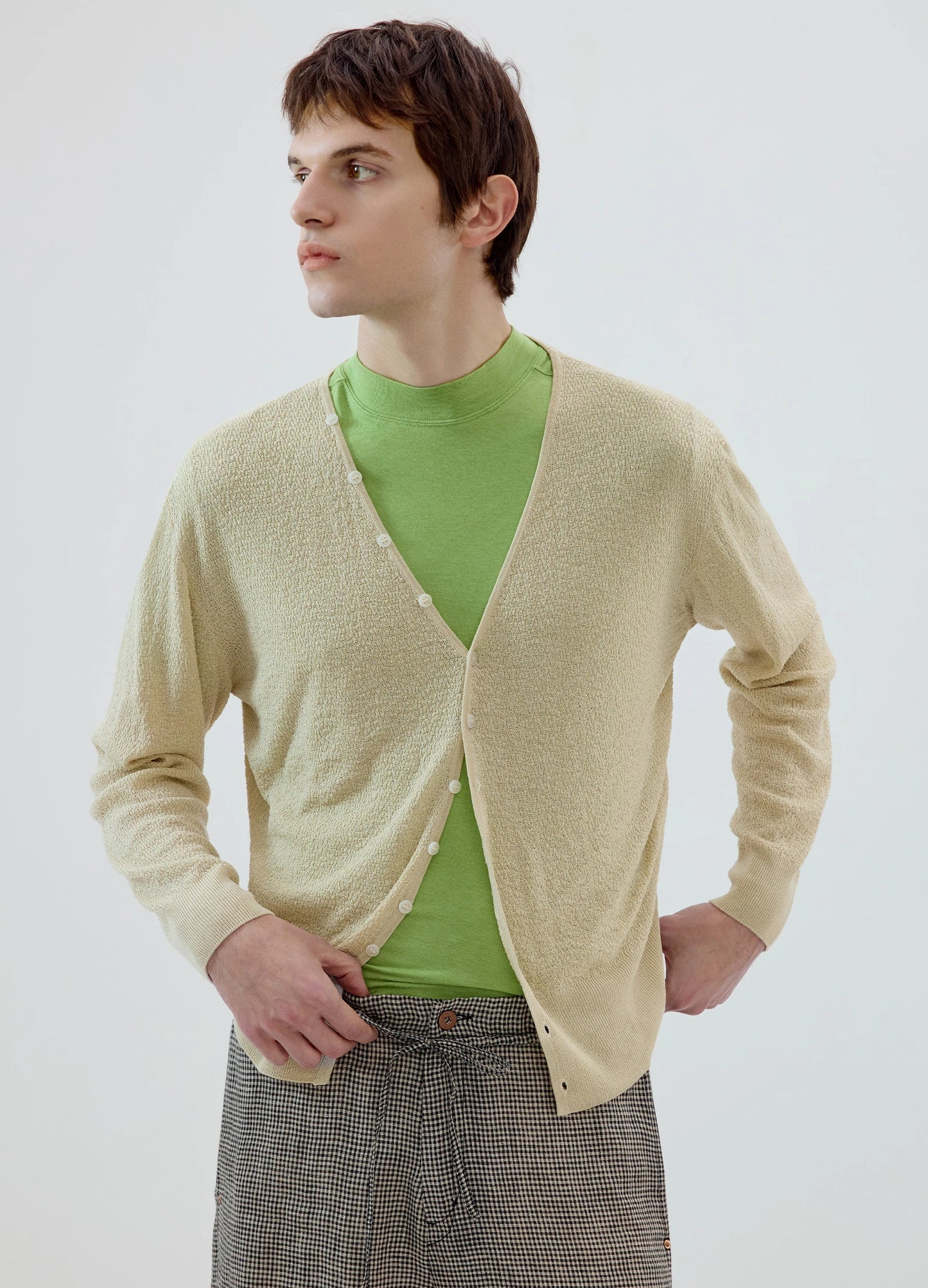 Linen Knit Cardigan