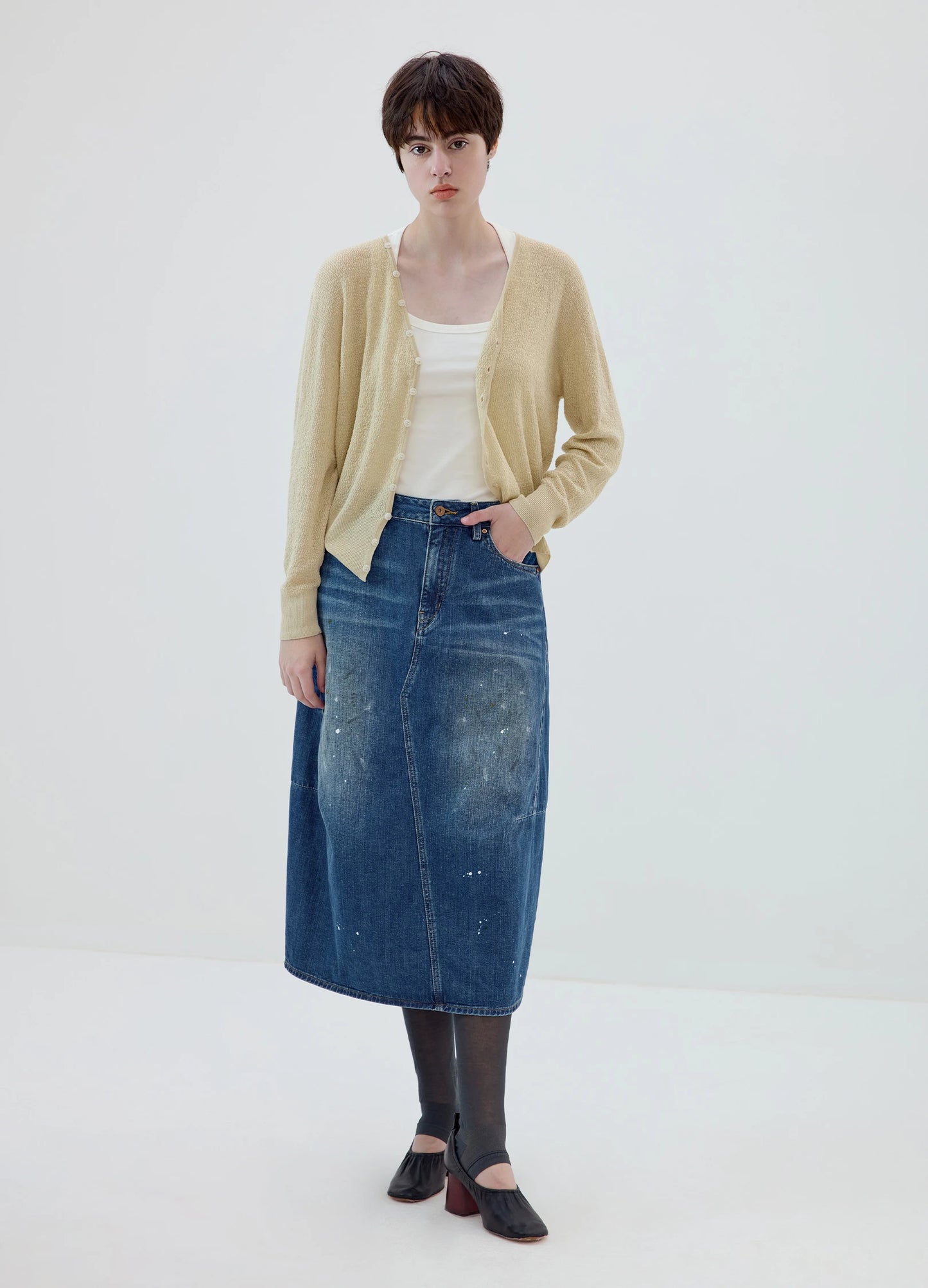 Linen Knit Cardigan
