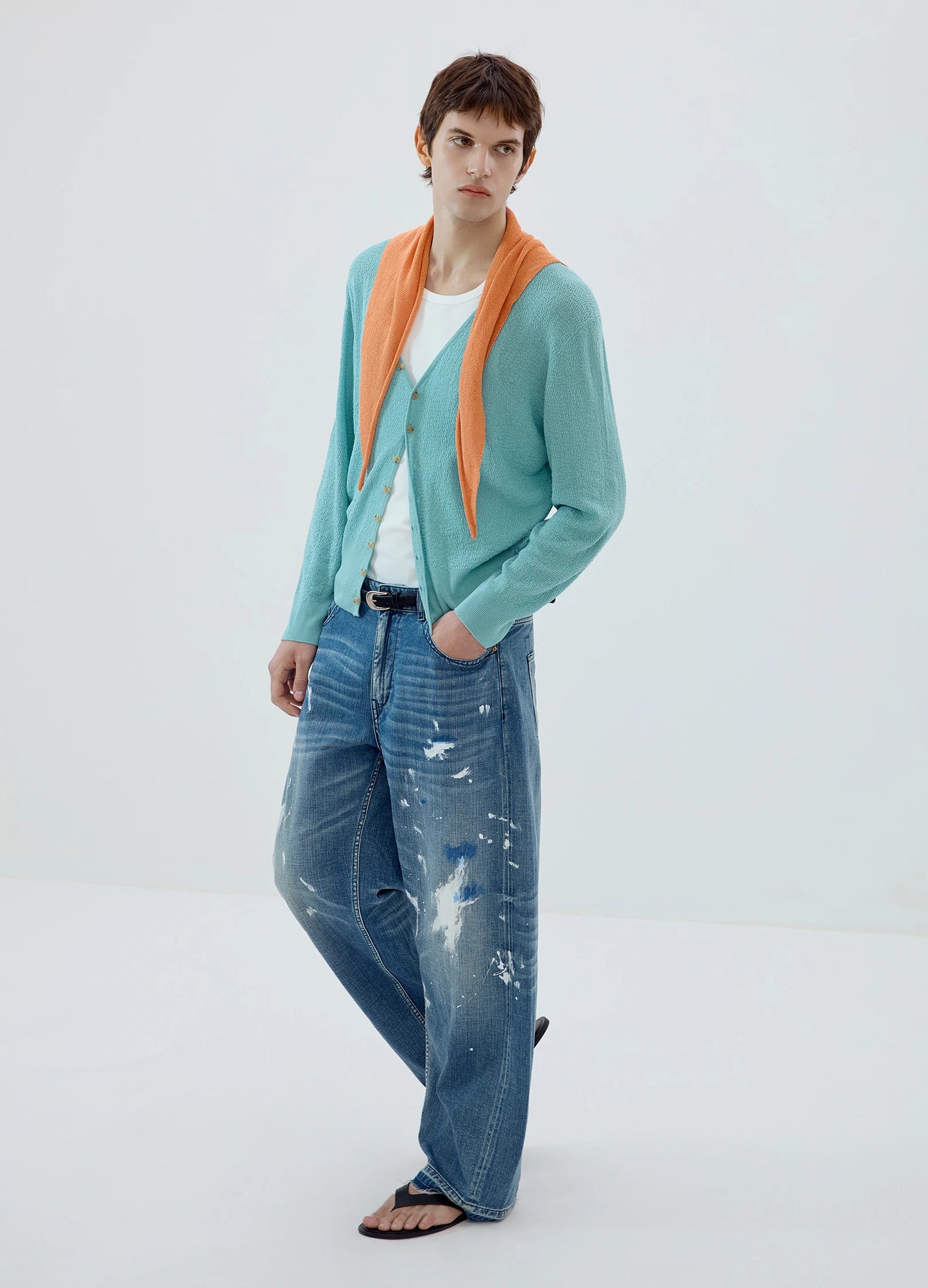 Linen Knit Cardigan