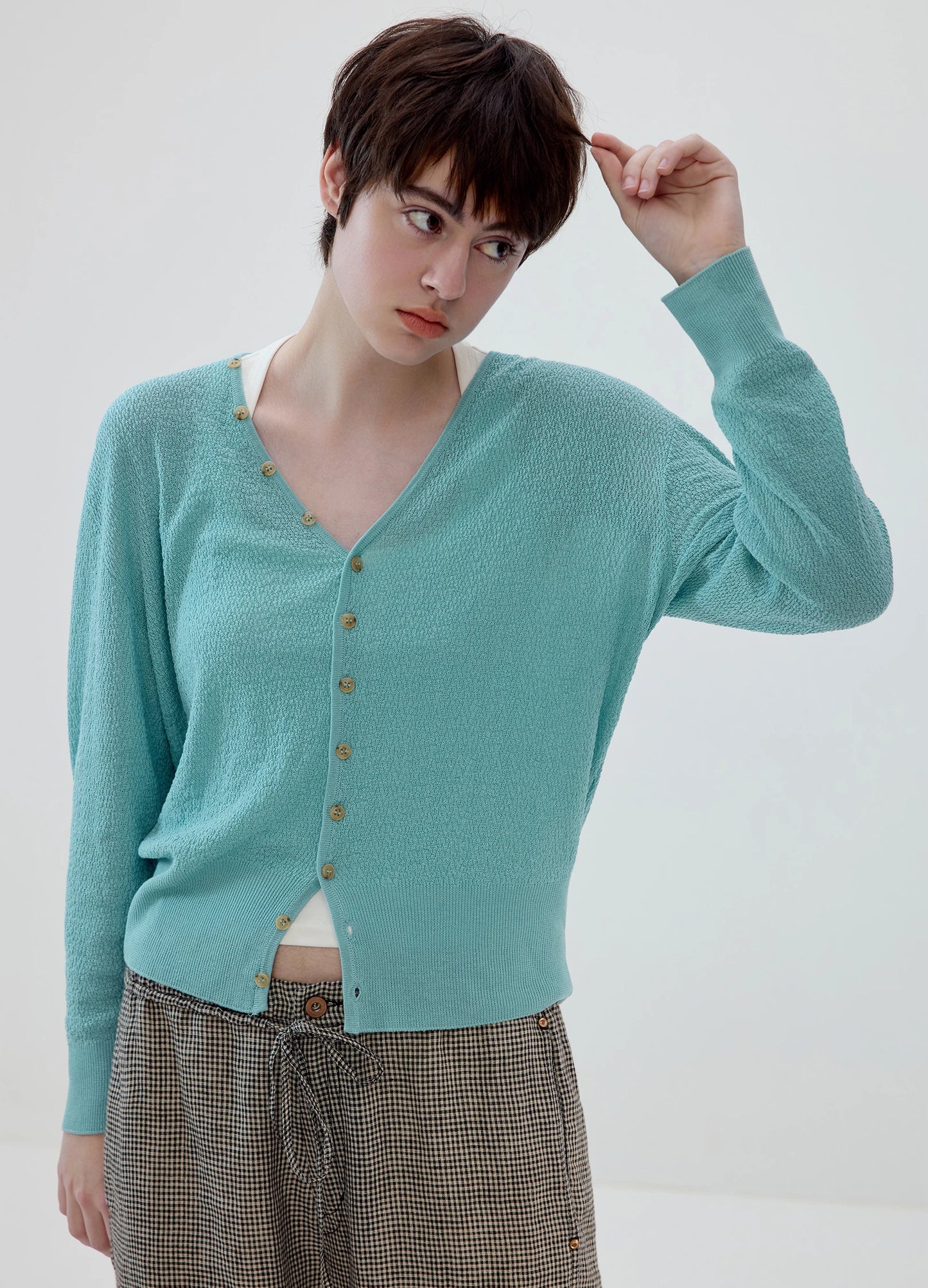 Linen Knit Cardigan
