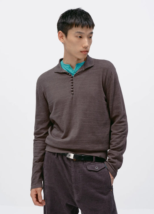 Longsleeve Slub Polo