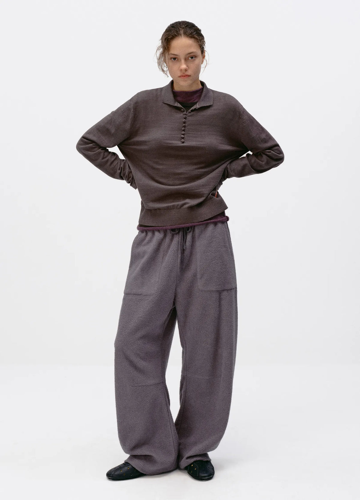 Longsleeve Slub Polo
