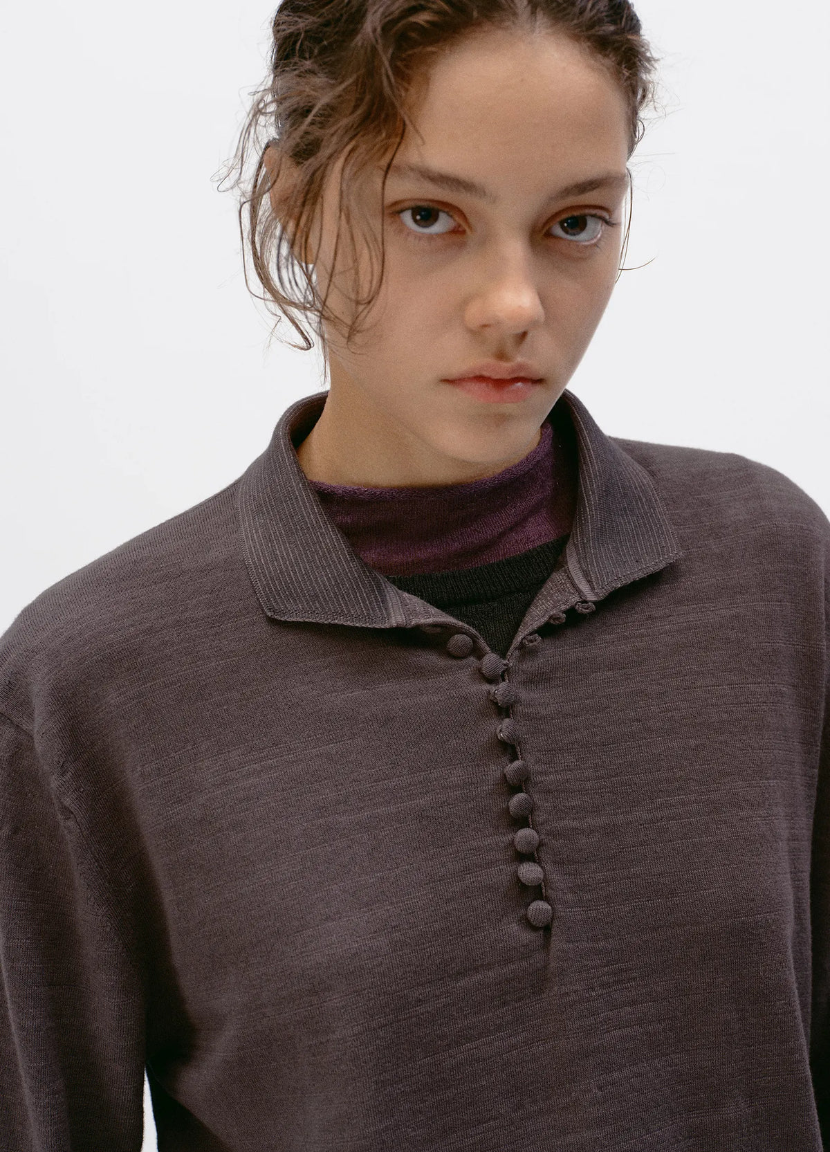 Longsleeve Slub Polo