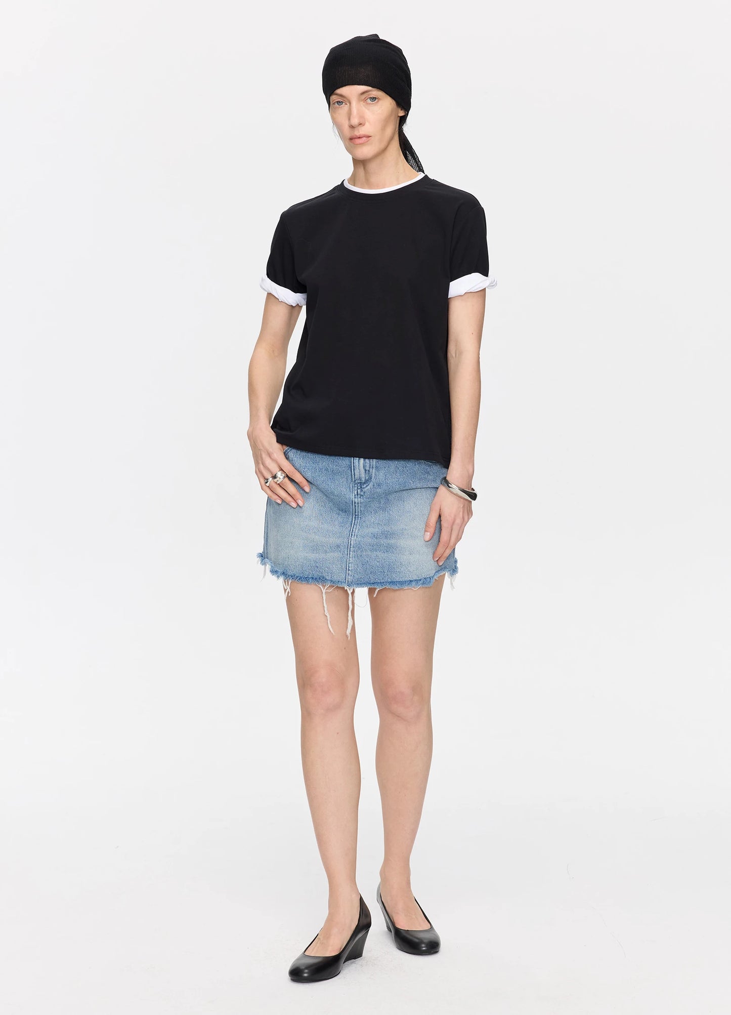 Loose Contrast Tee