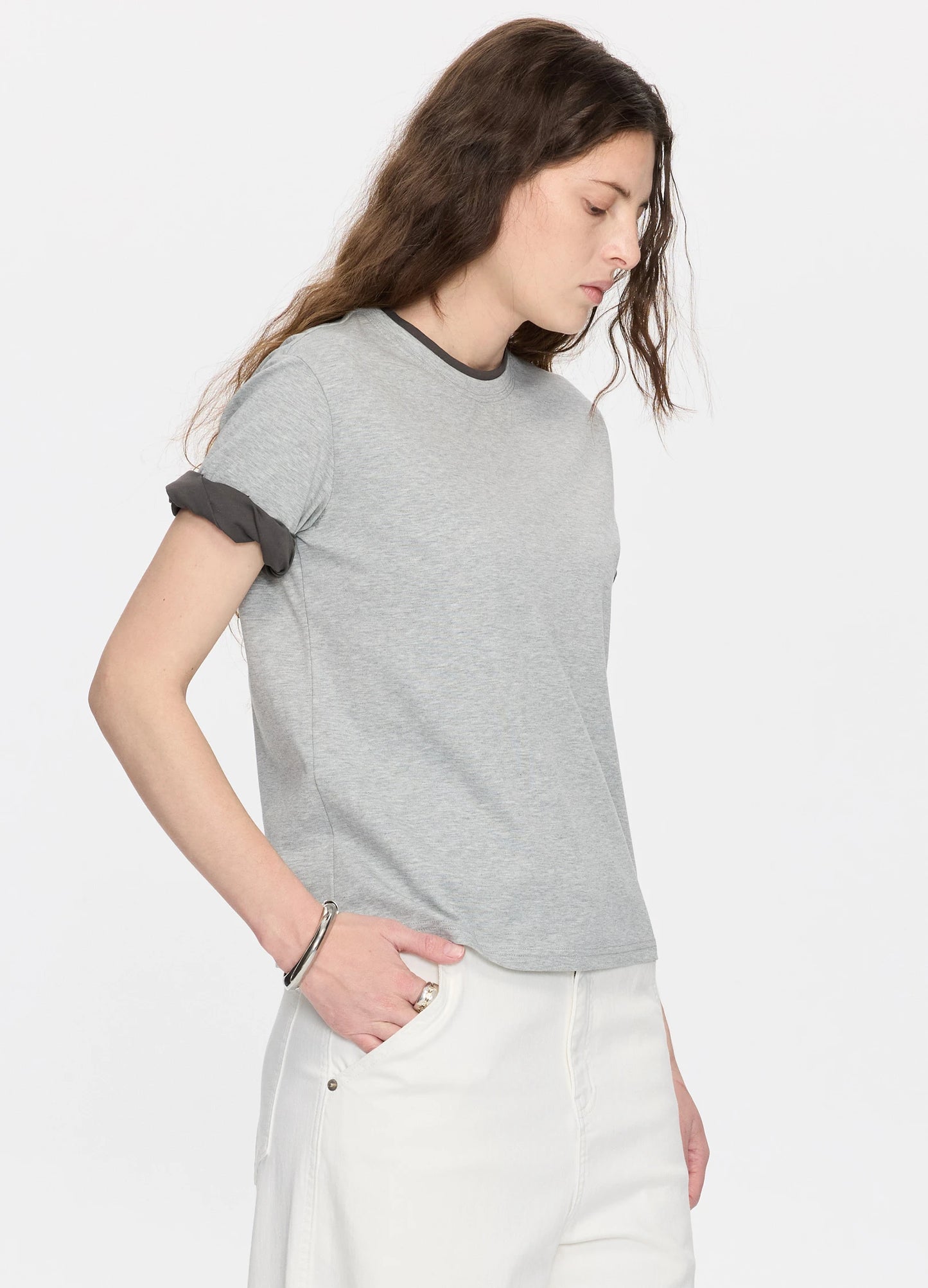 Loose Contrast Tee