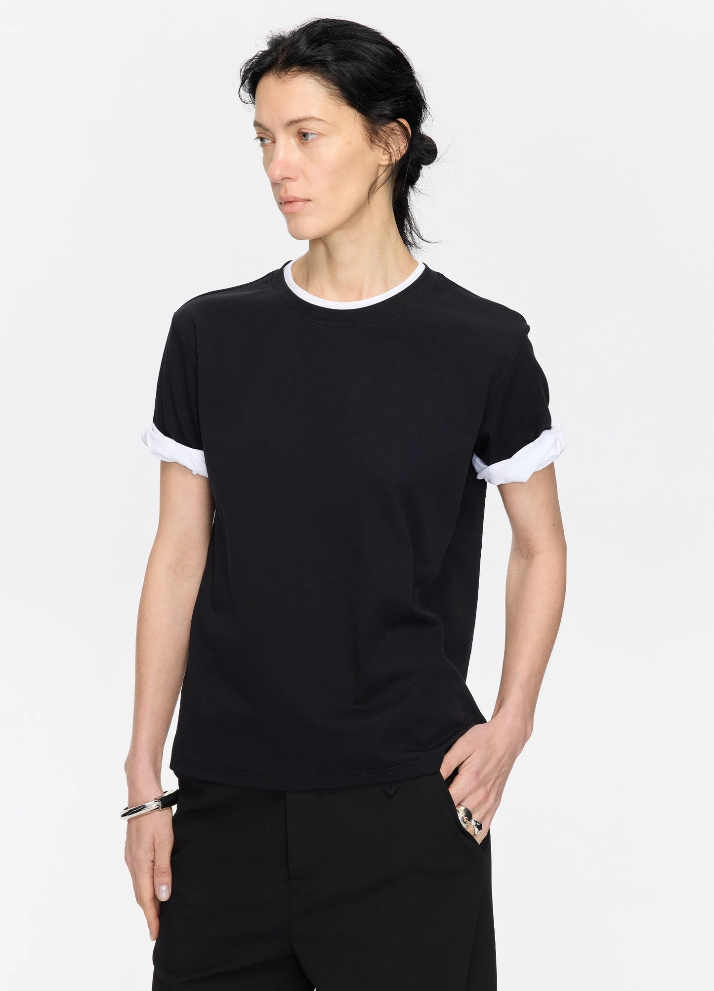 Loose Contrast Tee