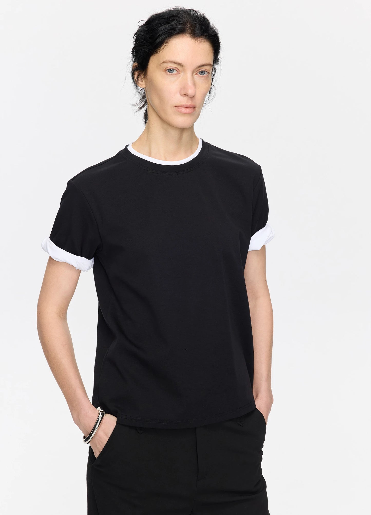 Loose Contrast Tee