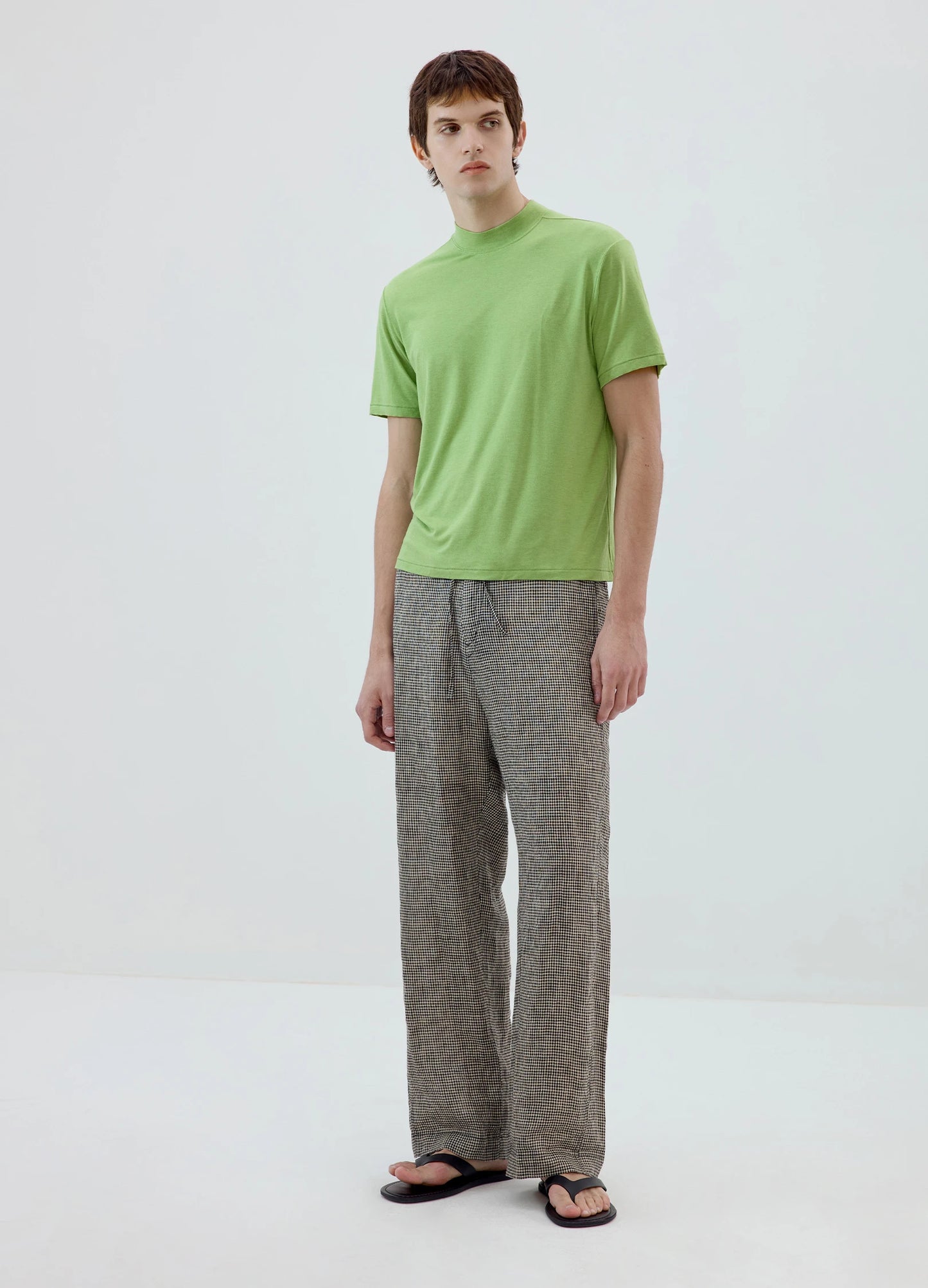 Merino Mock Neck Tee