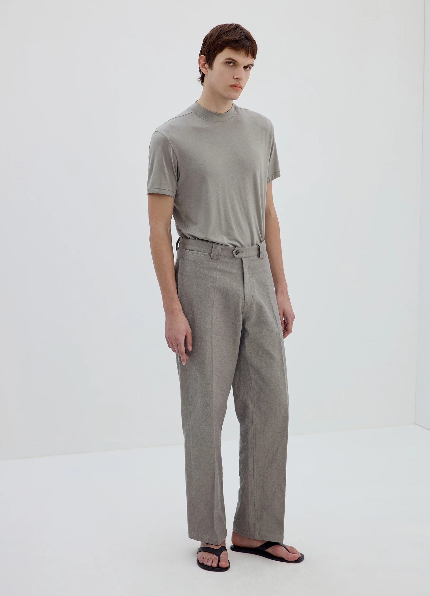 Merino Mock Neck Tee