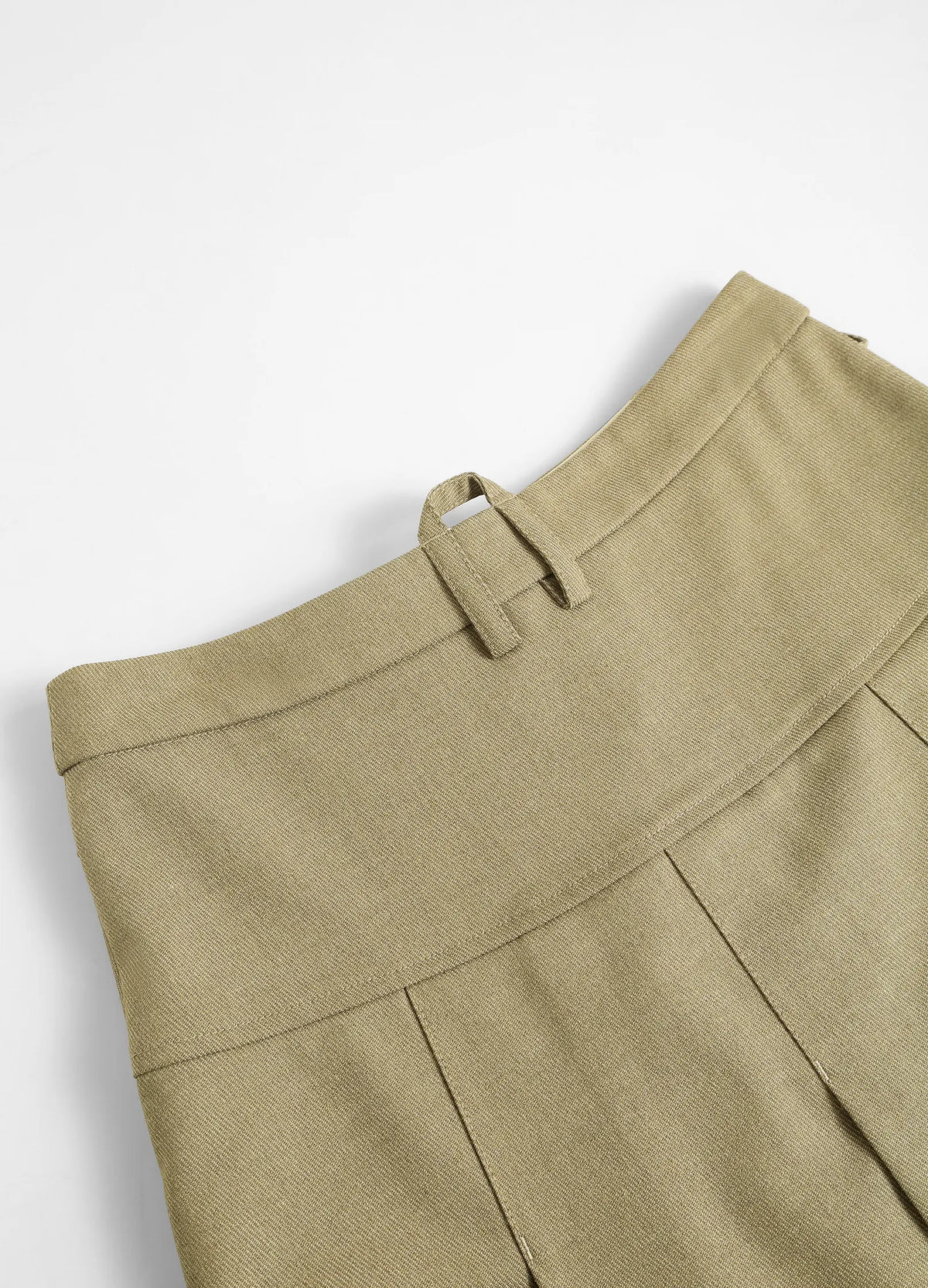 Merino Pleated Skirt