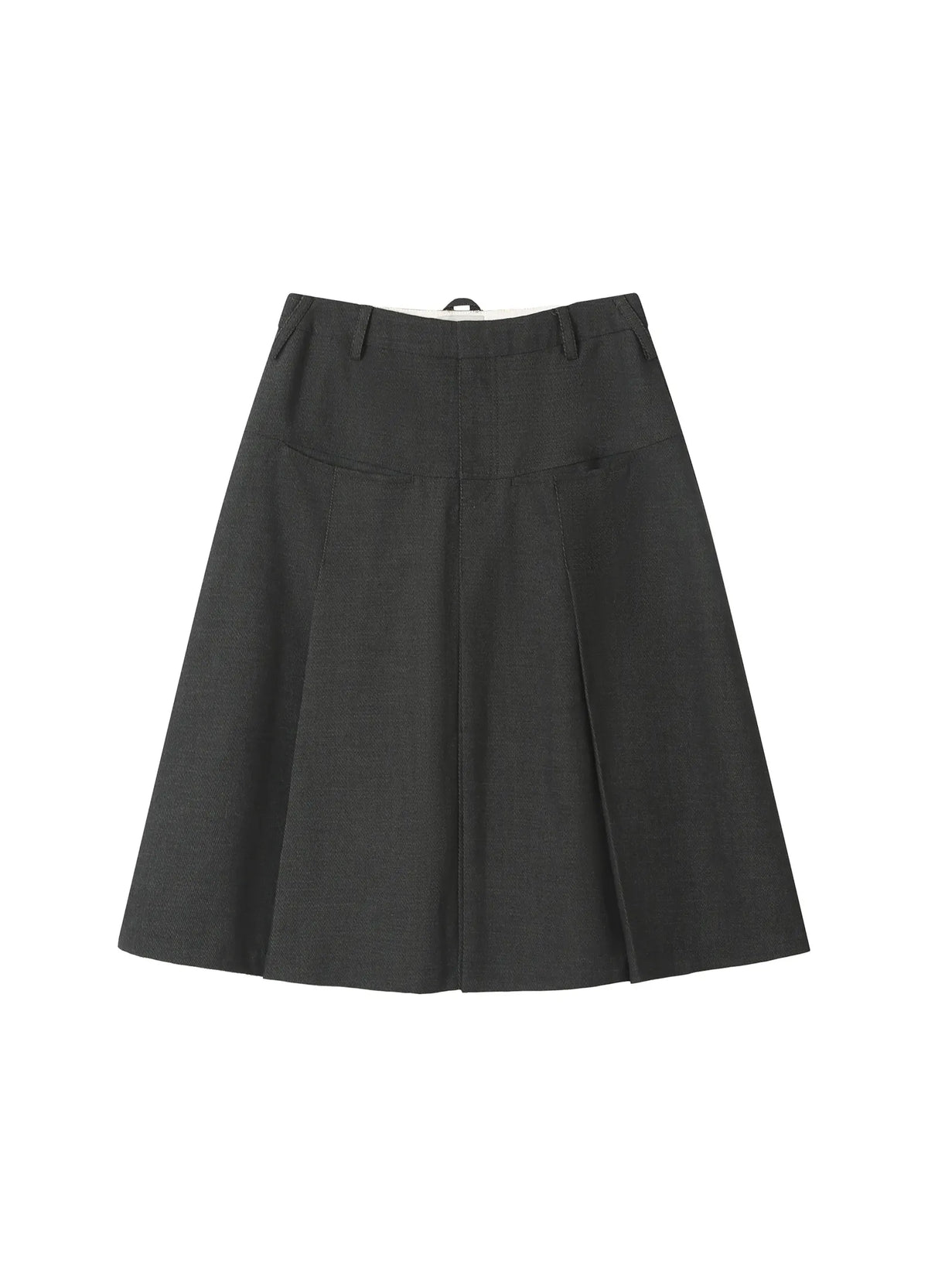 Merino Pleated Skirt