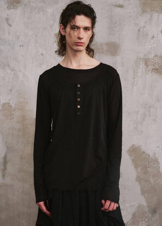 Mock Layer Long Sleeve