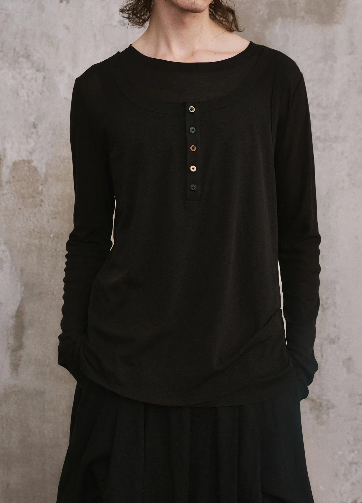 Mock Layer Long Sleeve