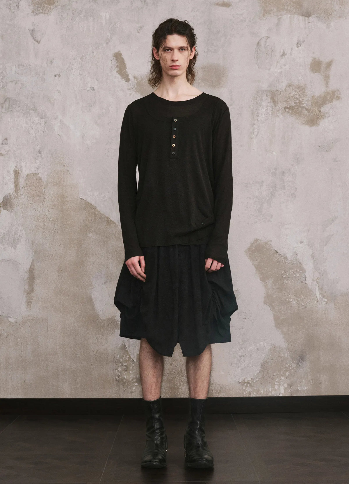 Mock Layer Long Sleeve