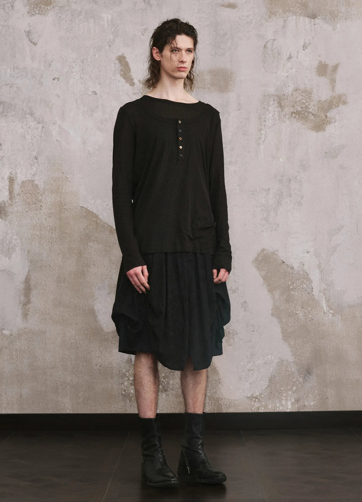 Mock Layer Long Sleeve