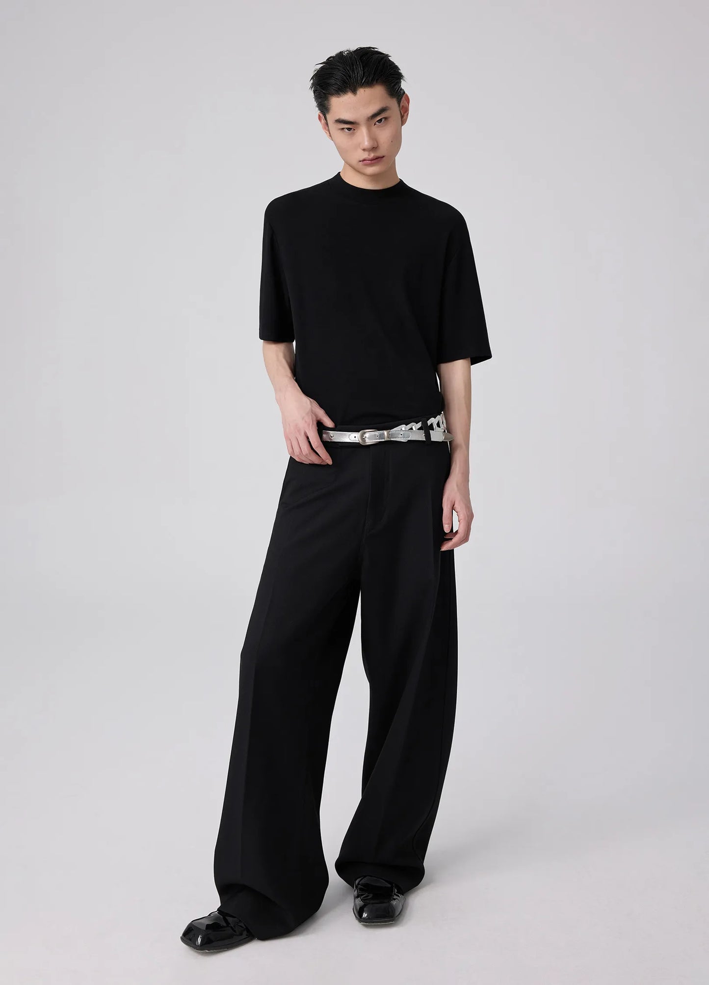 Mock Neck Tee