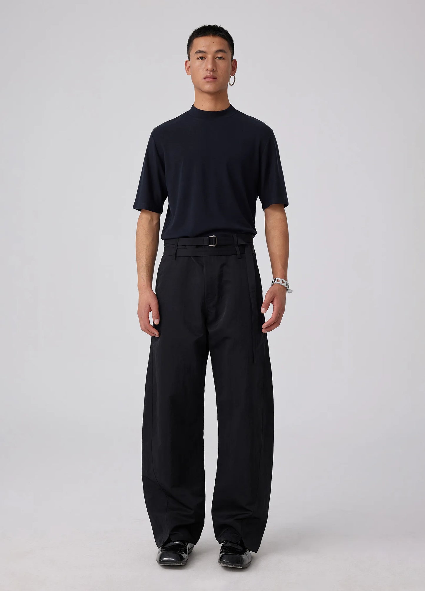 Mock Neck Tee