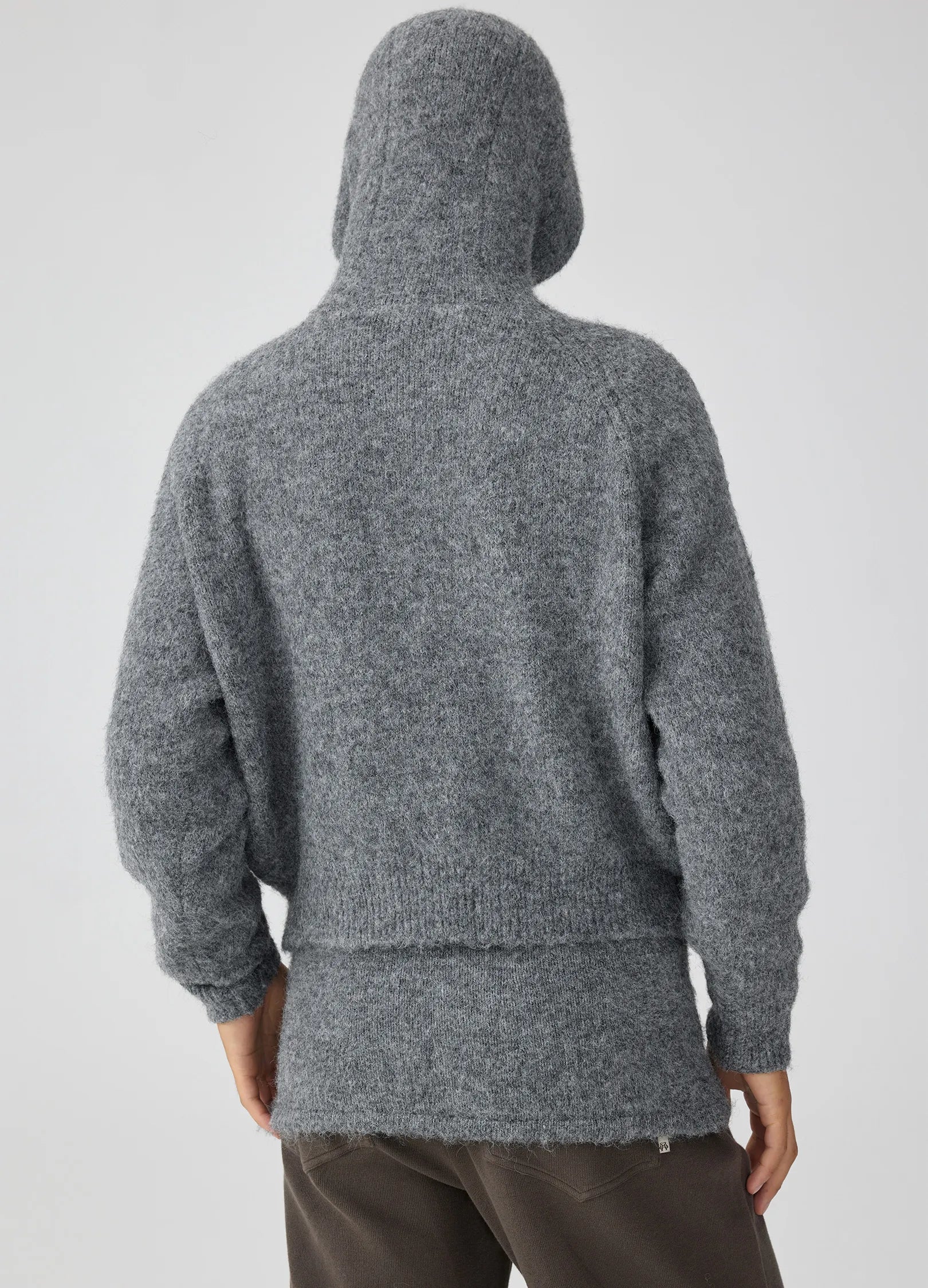 Mohair Button Hoodie – VERSEAS Mohair Button Hoodie – VERSEAS