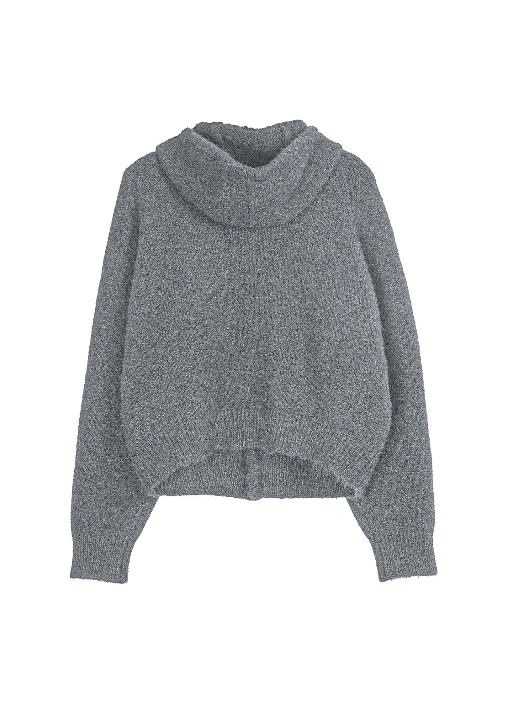 Mohair Button Hoodie – VERSEAS Mohair Button Hoodie – VERSEAS