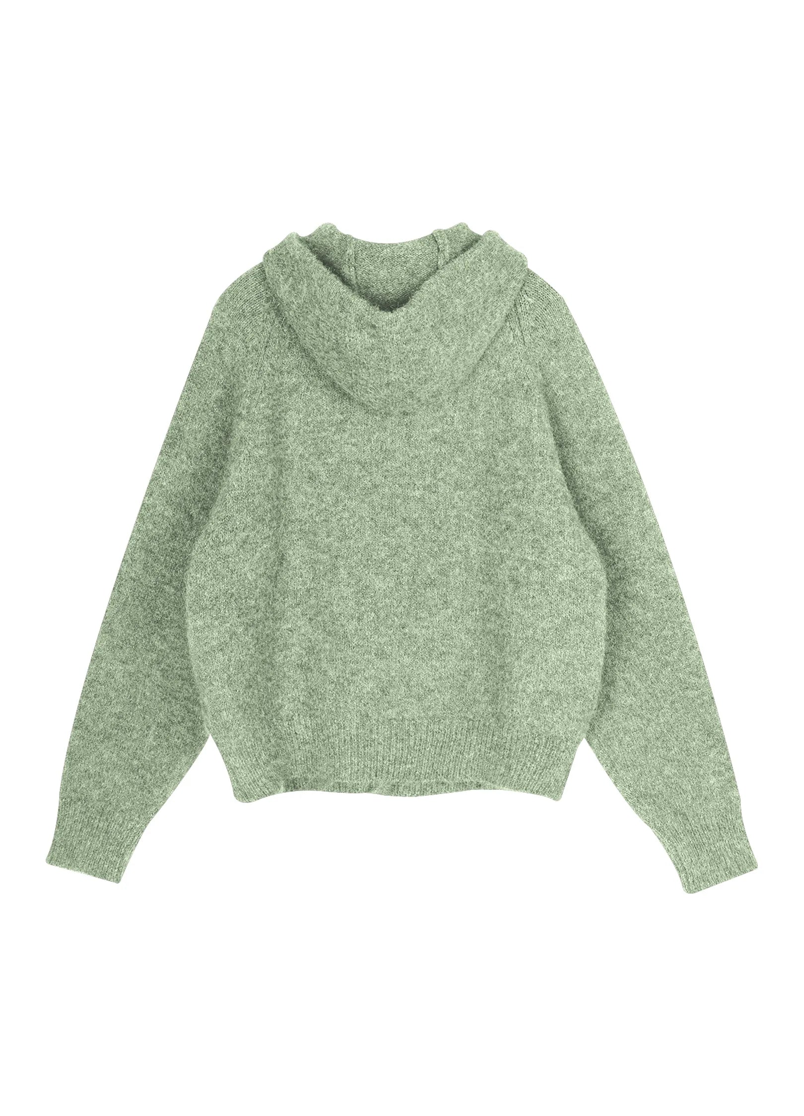 Mohair Button Hoodie – VERSEAS Mohair Button Hoodie – VERSEAS