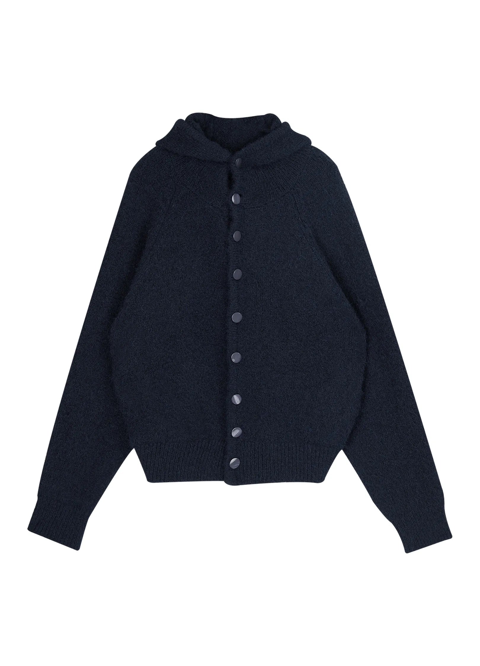 Mohair Button Hoodie – VERSEAS Mohair Button Hoodie – VERSEAS