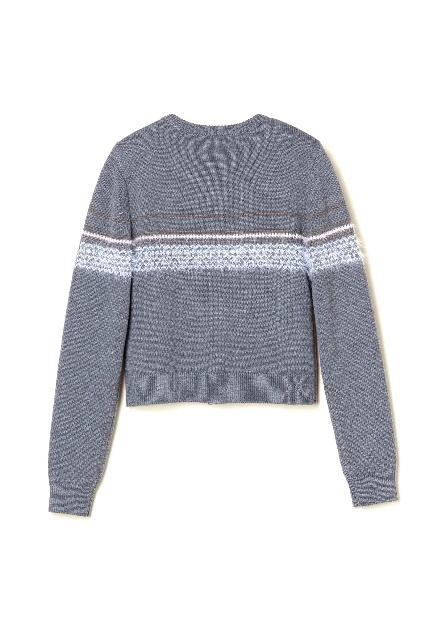 Mohair Design Cardigan - Fitted