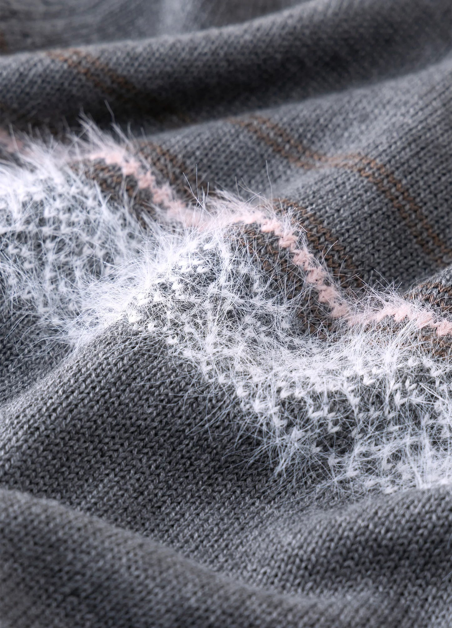 Mohair Design Cardigan - Fitted