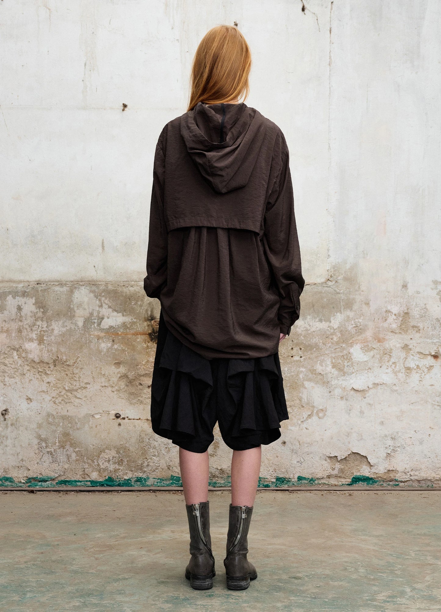 Dark Hooded Shirt