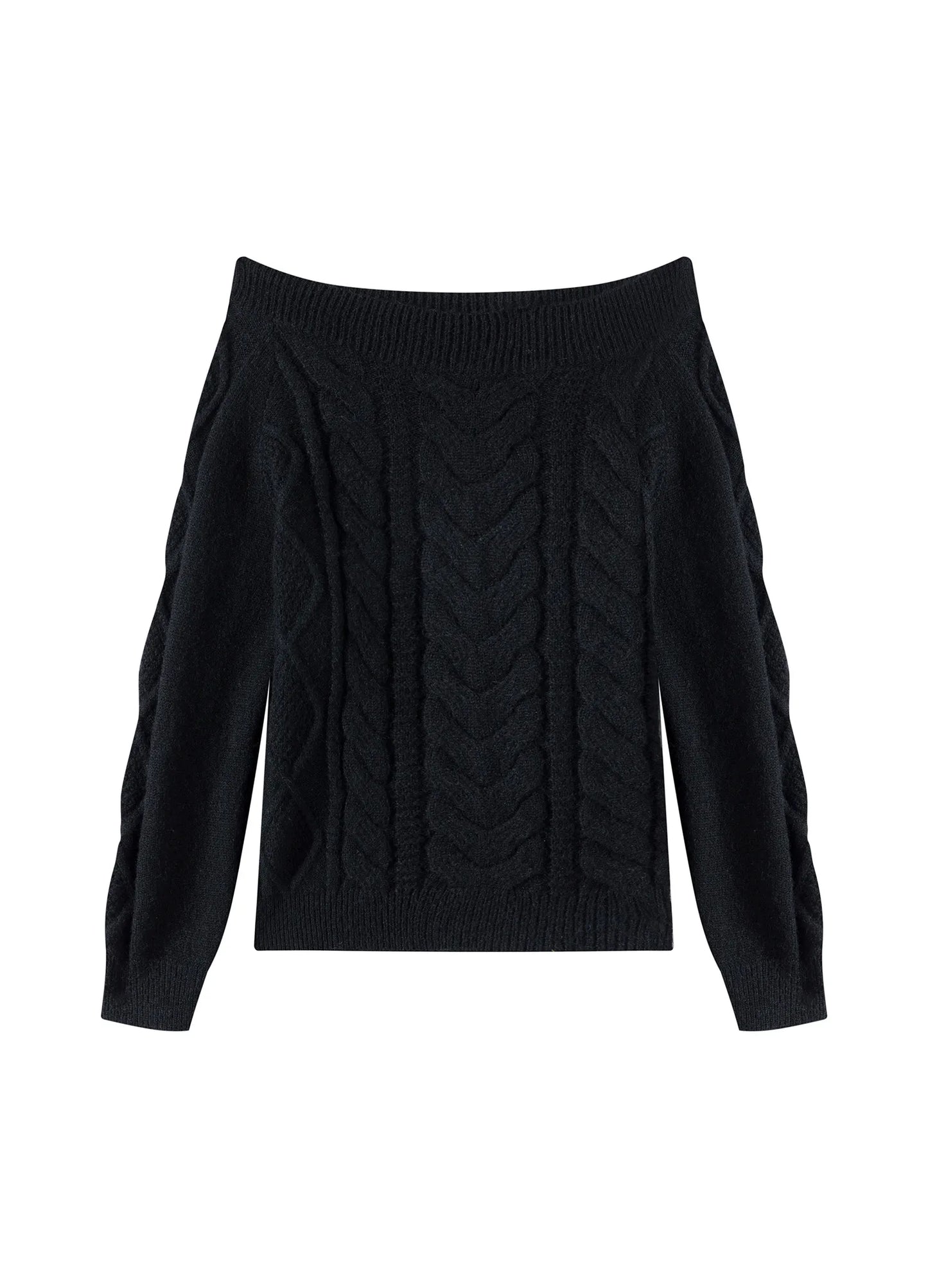 Off-Shoulder Knit
