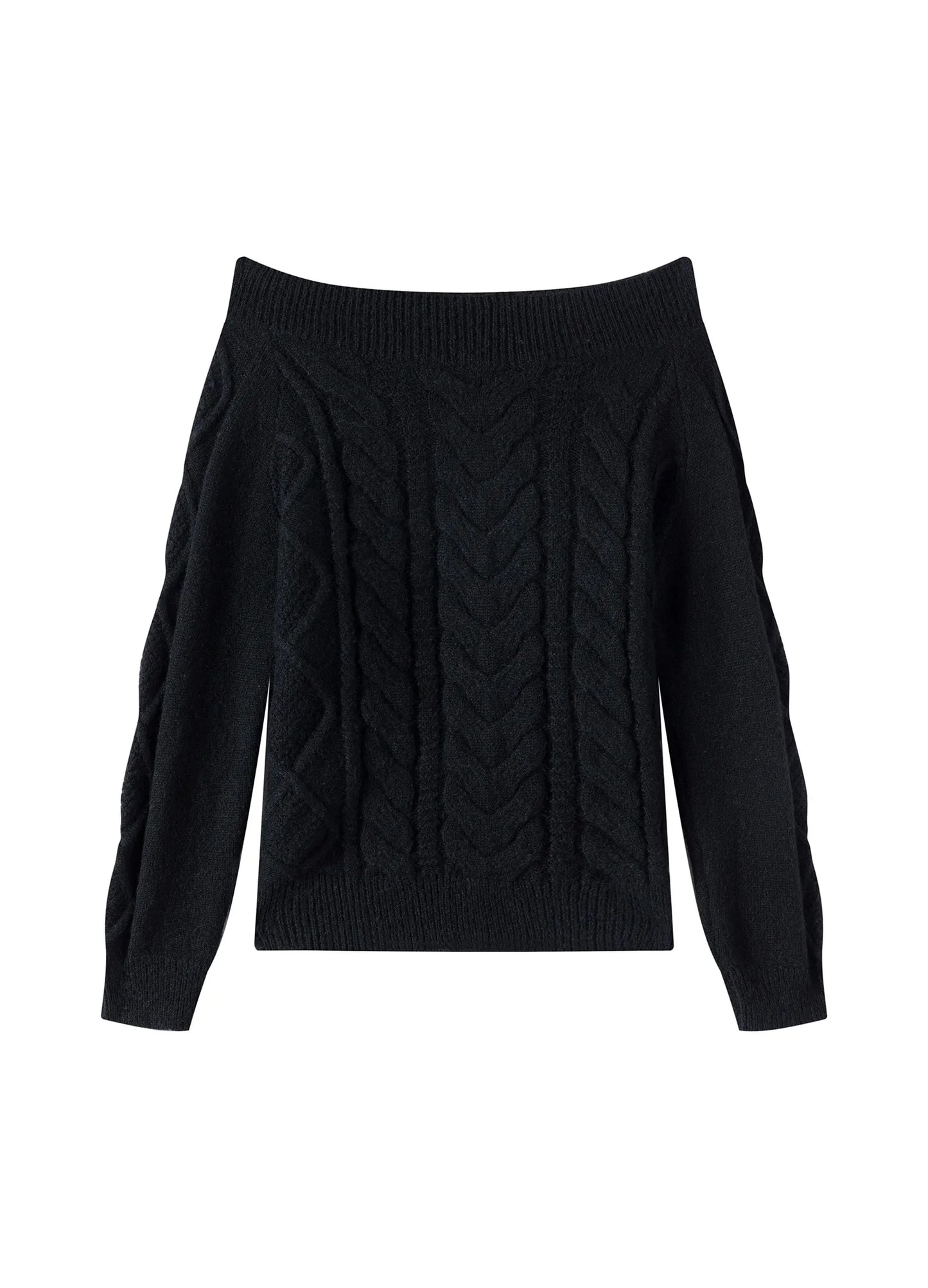 Off-Shoulder Knit