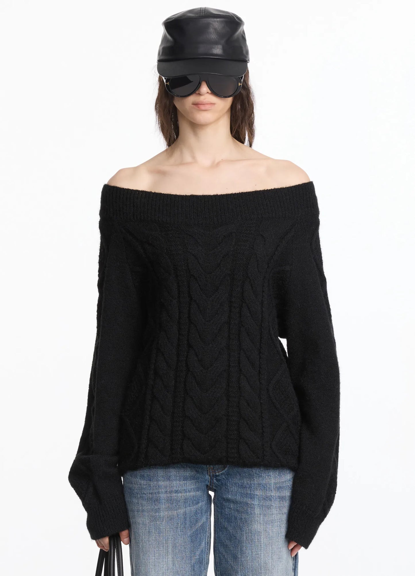 Off-Shoulder Knit
