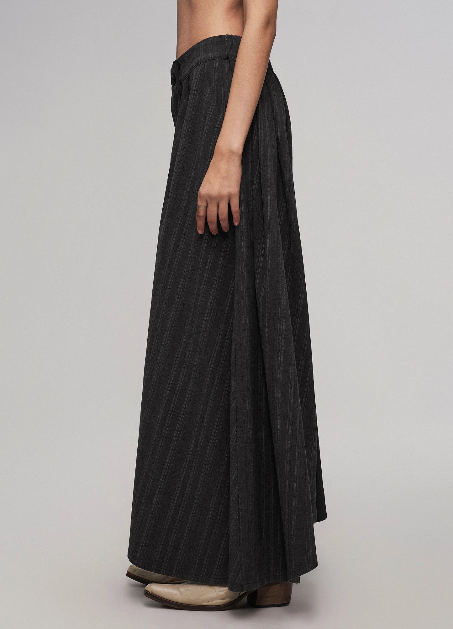 Offset Pleat Trousers