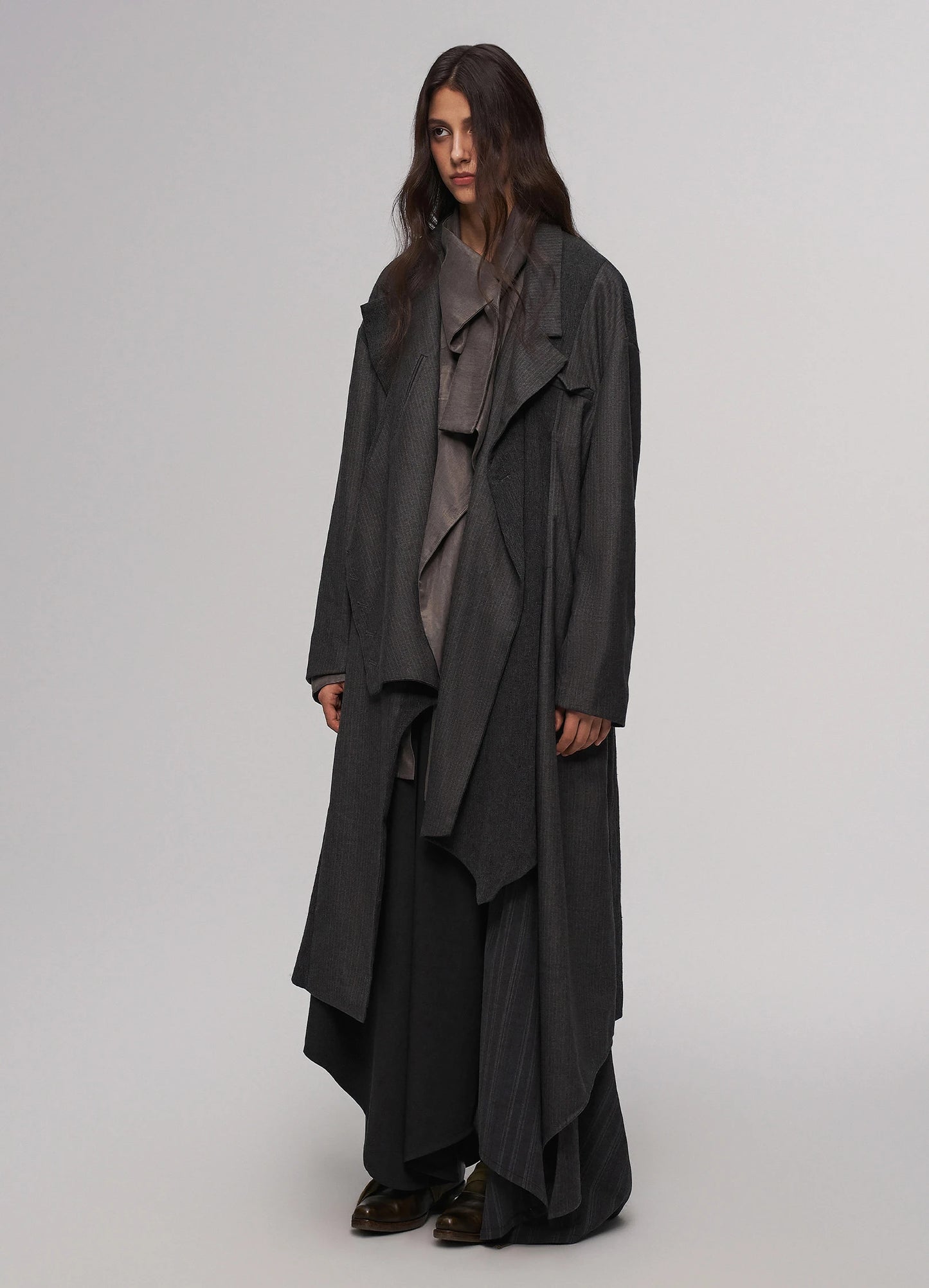 Offset Pleat Trousers