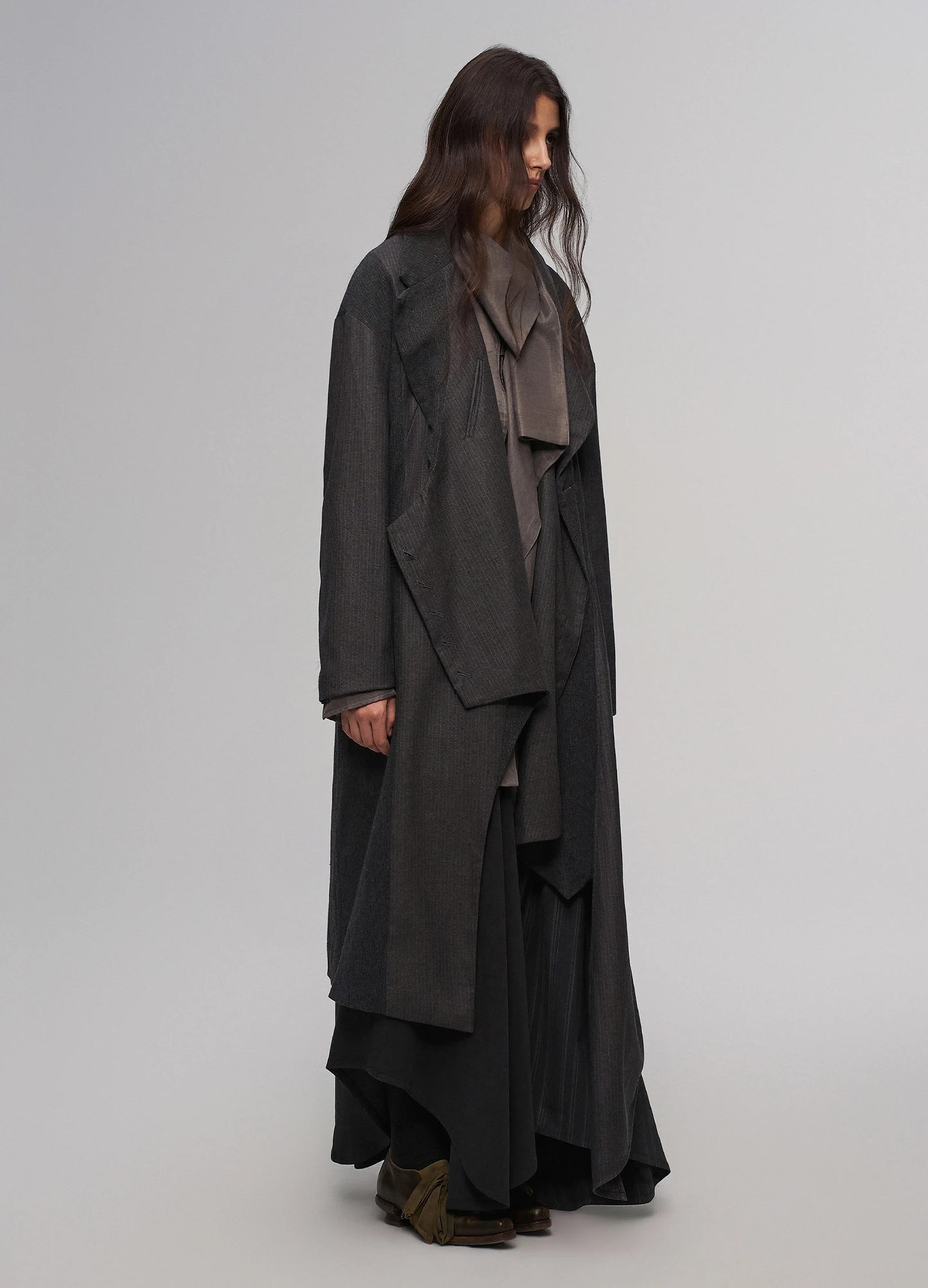 Offset Pleat Trousers