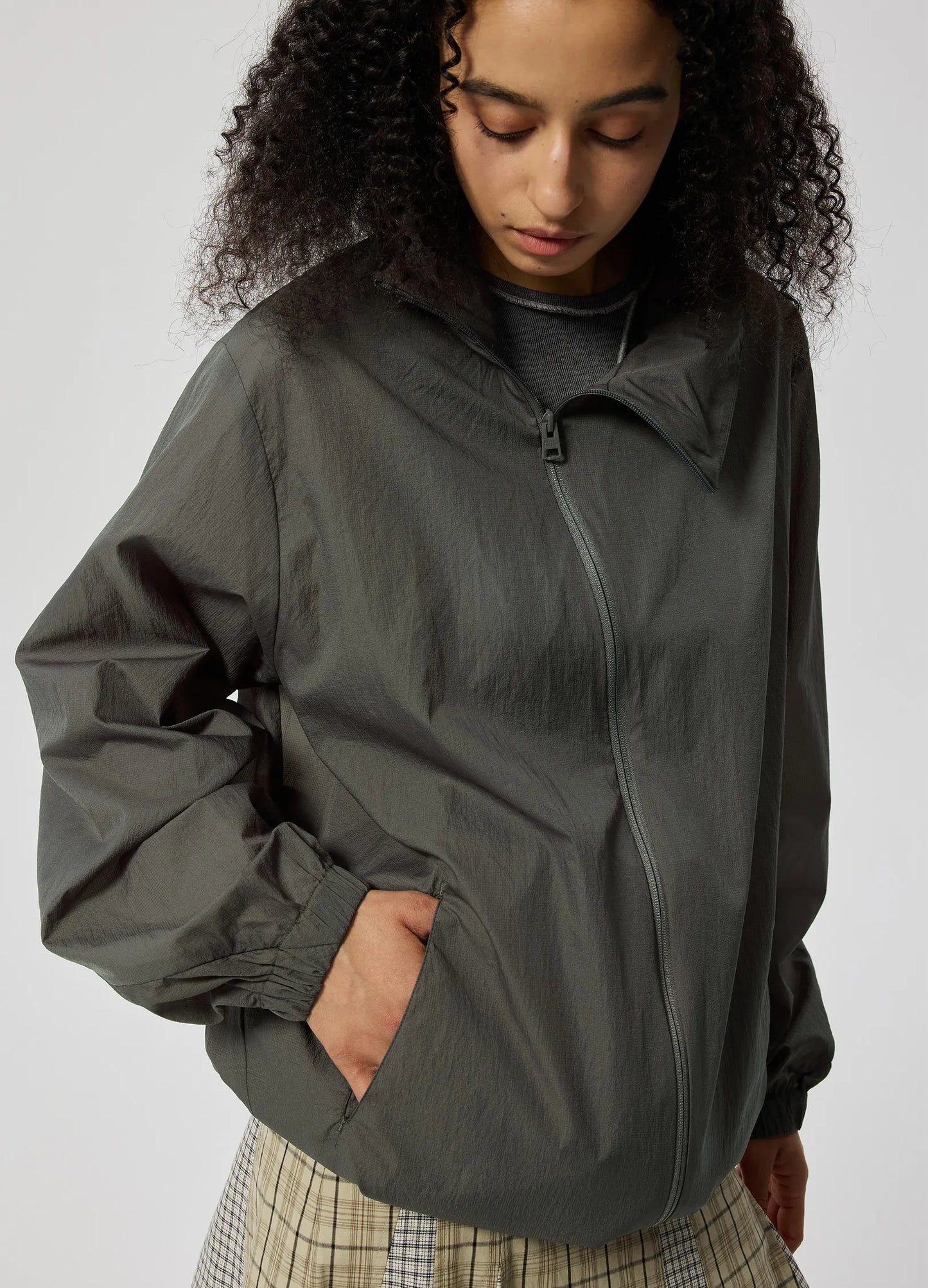 Offset Zip Jacket