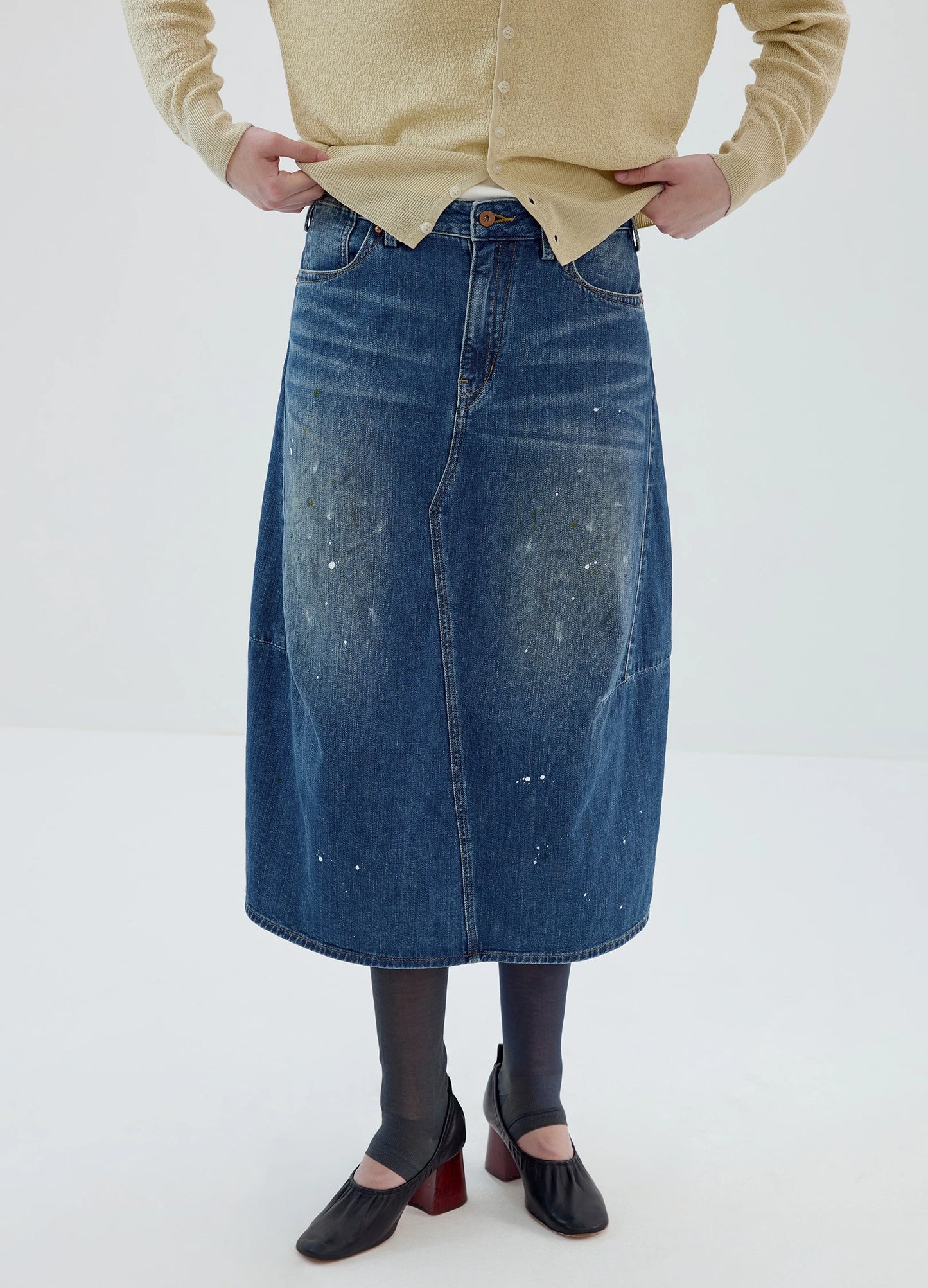 Paint Splatter Skirt
