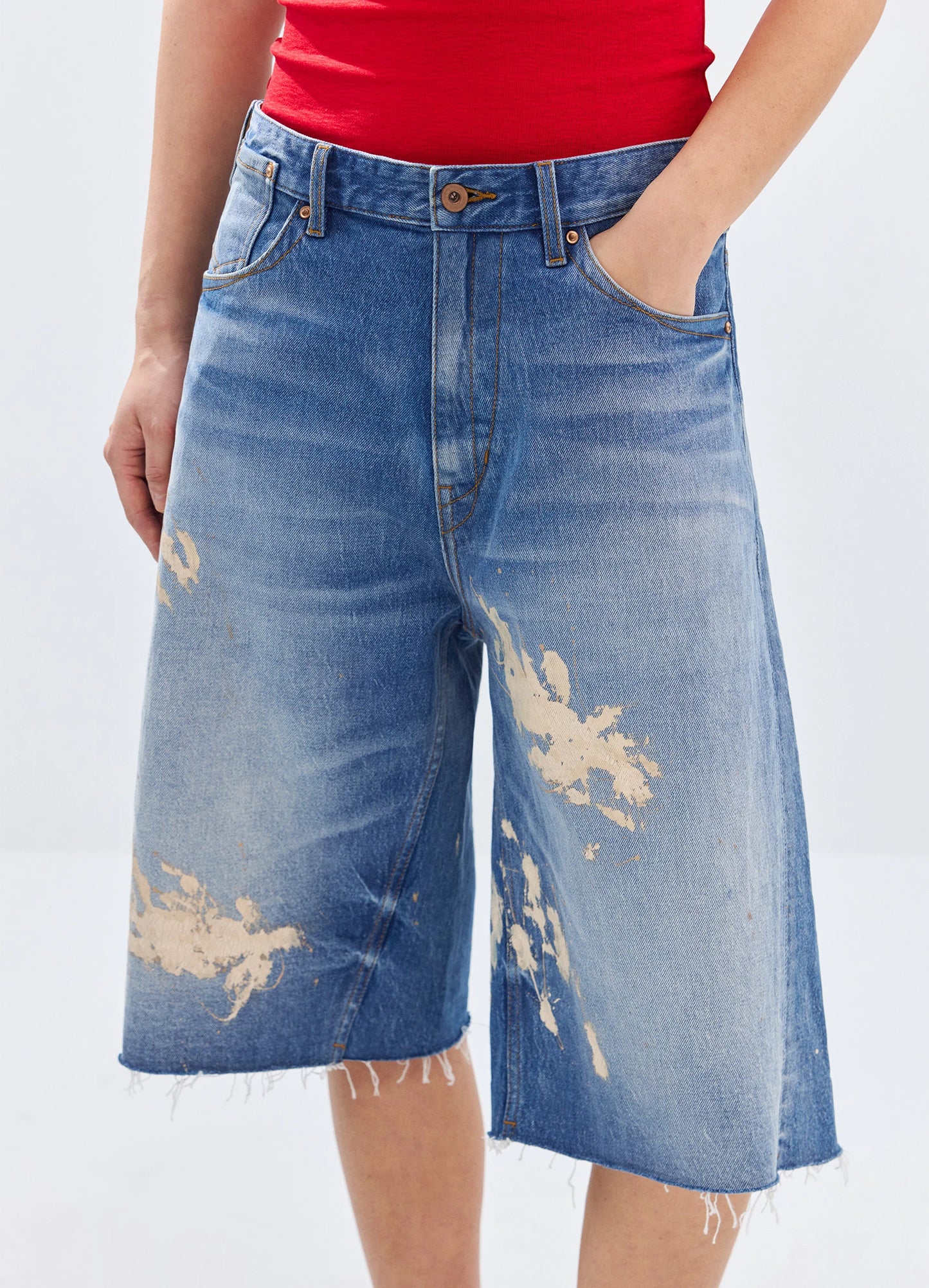 Painter Denim Shorts