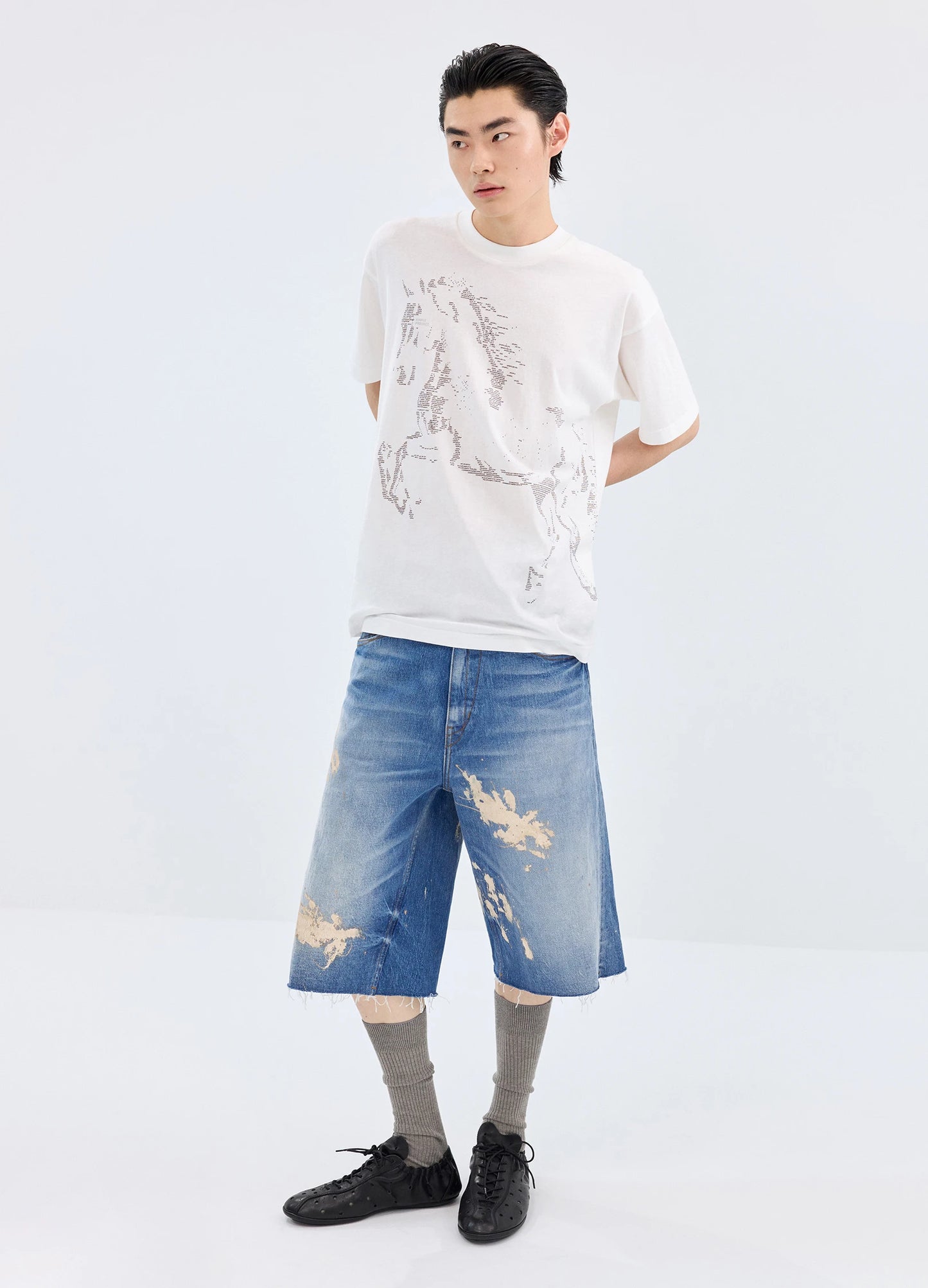 Painter Denim Shorts