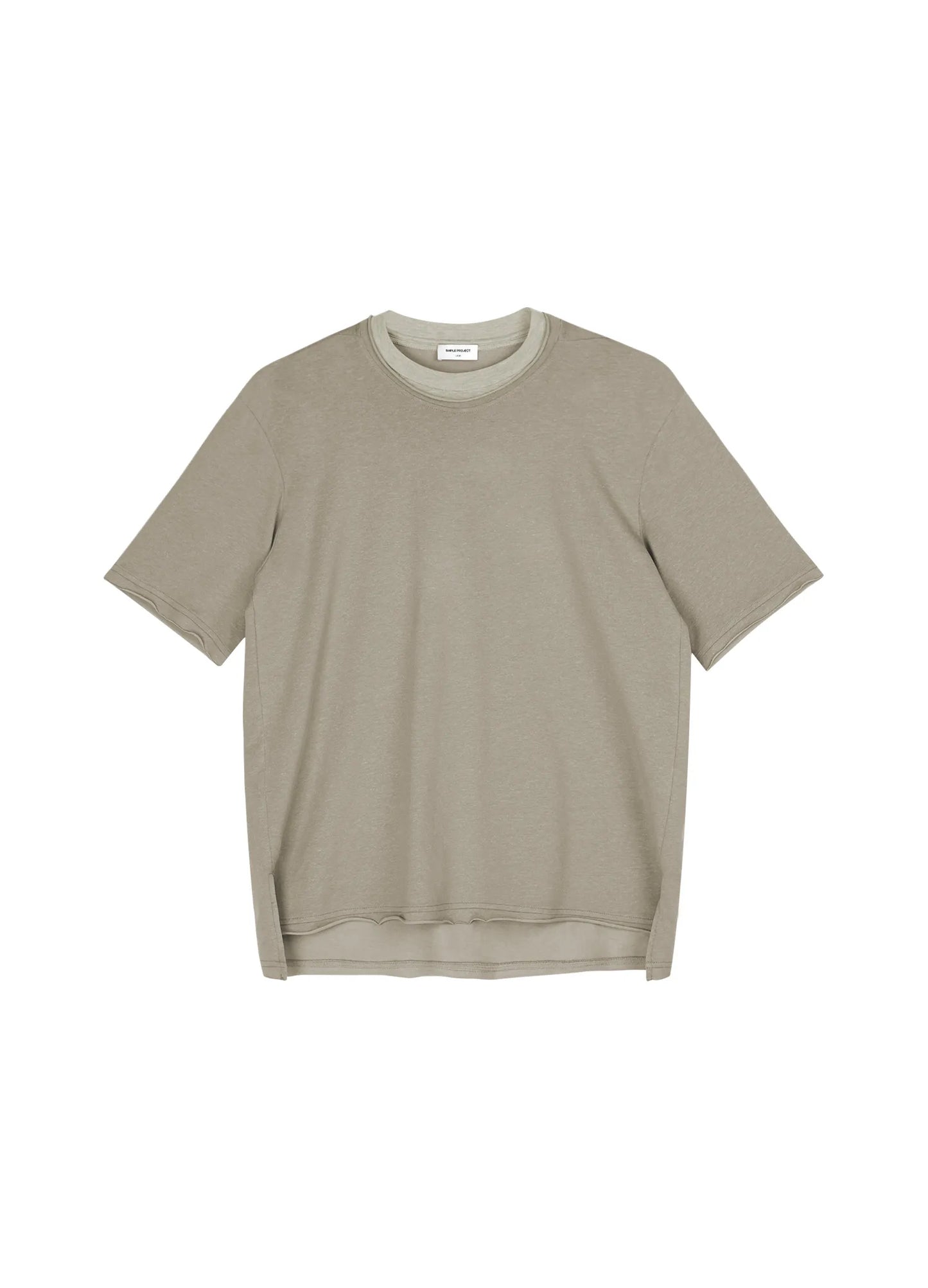 Paneled Collar Tee