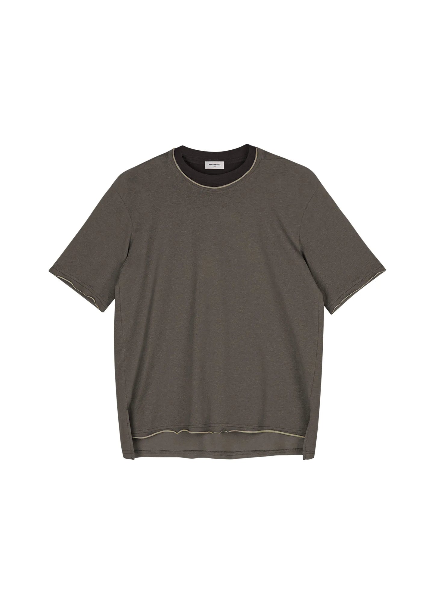 Paneled Collar Tee