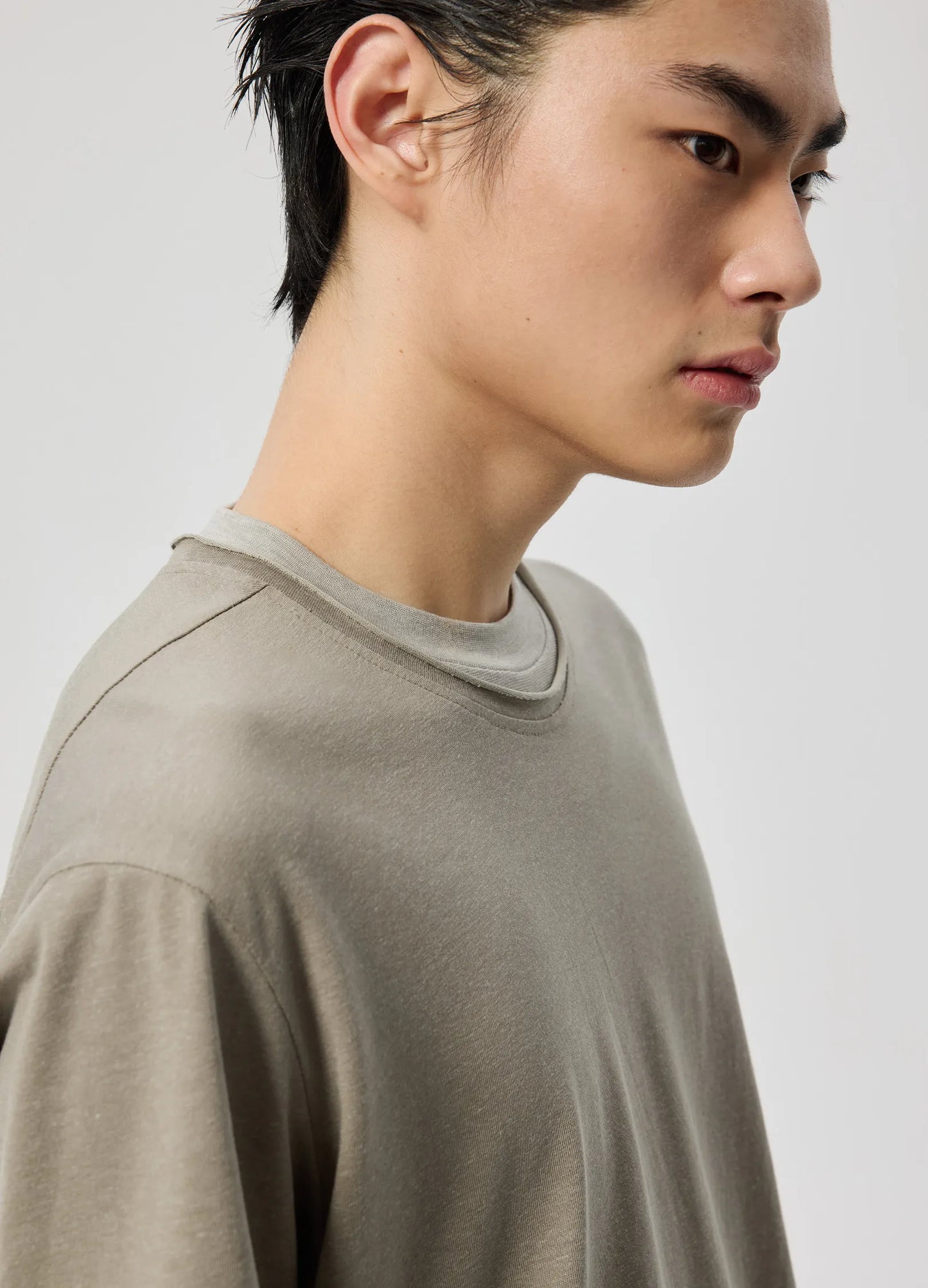 Paneled Collar Tee