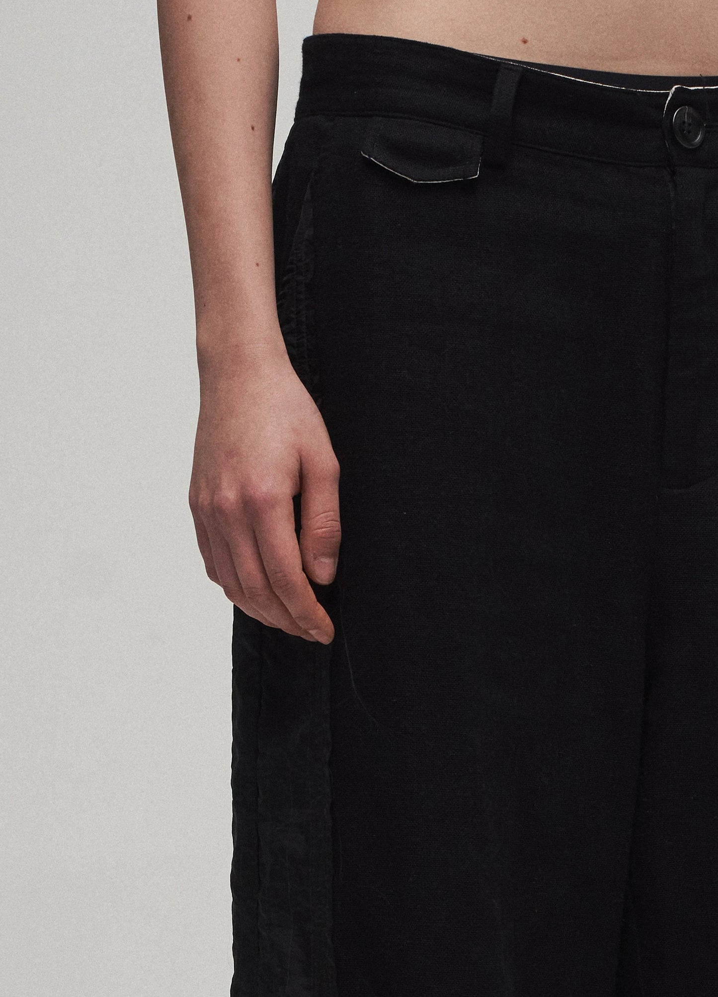 Patchwork Straight Trousers