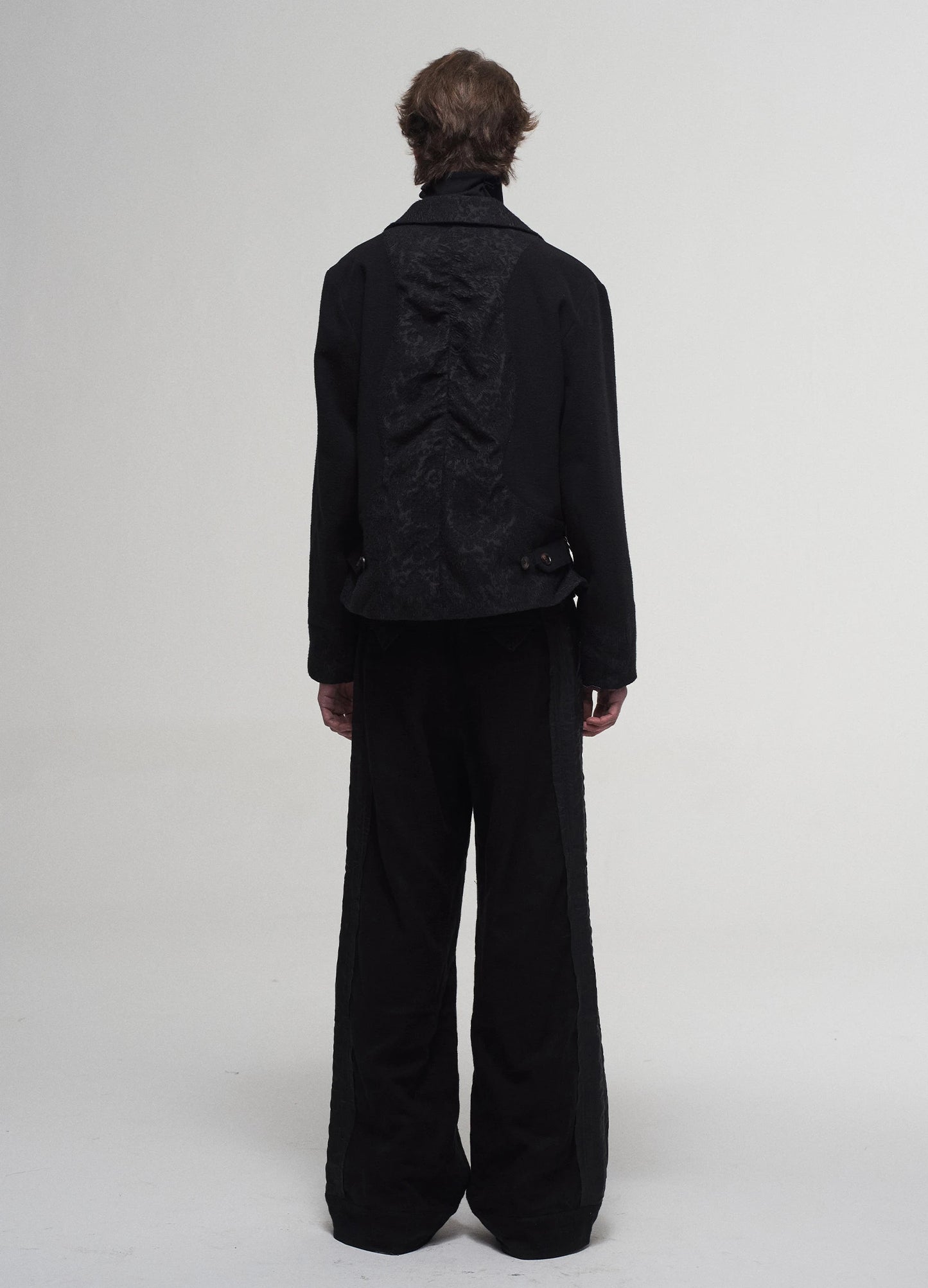 Patchwork Straight Trousers
